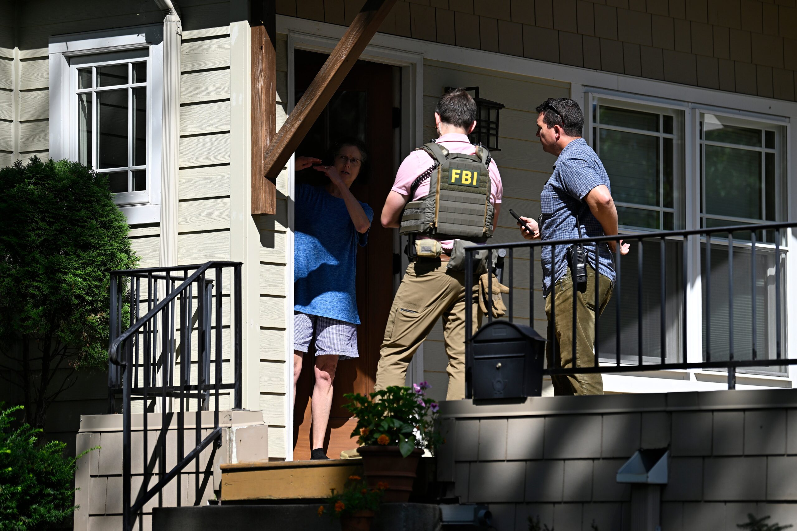 After a deadly school shooting on Wednesday, law enforcement canvassed the Minneapolis neighborhood where suspect Robin Westman lived