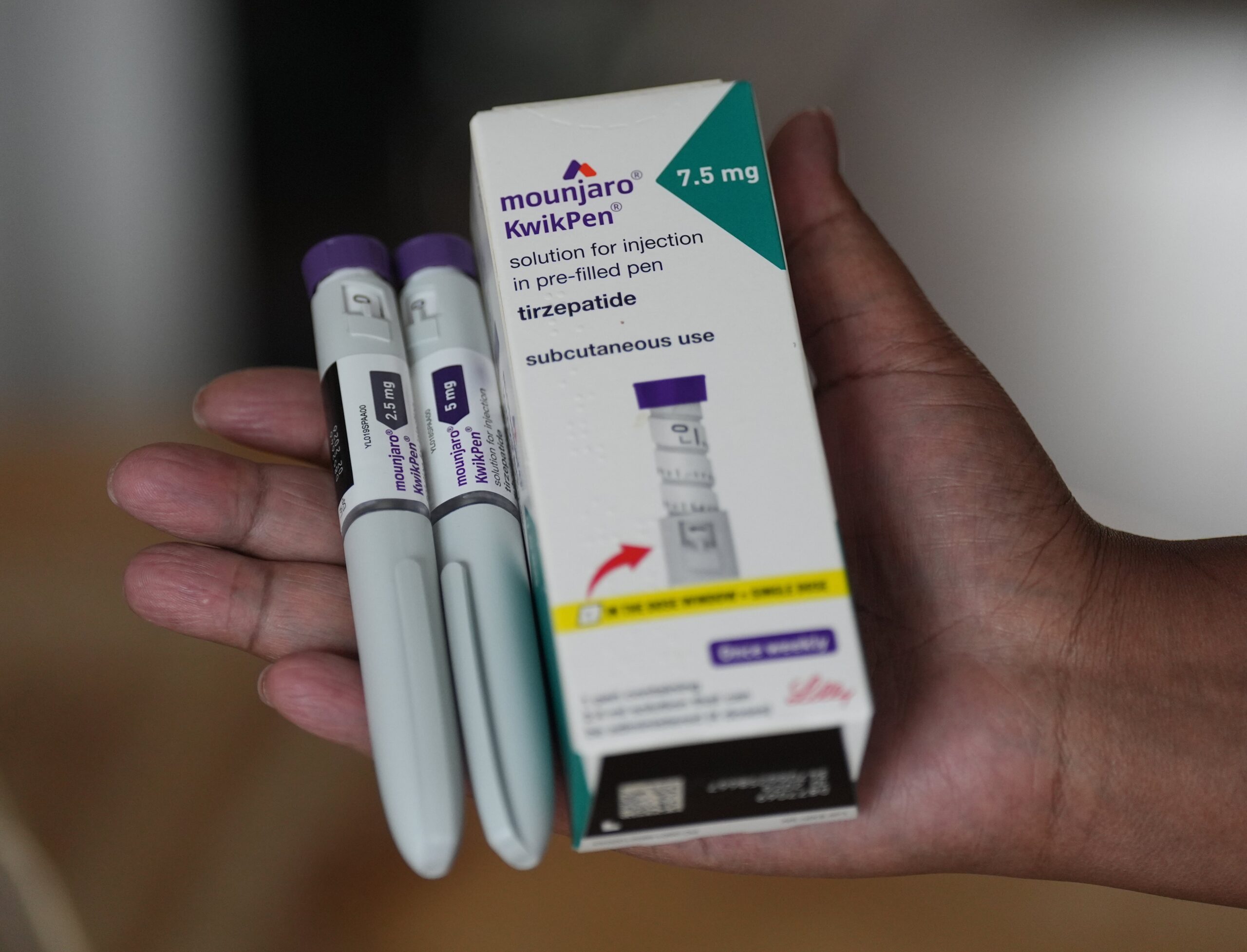 Users of Mounjaro start on a weekly dosage of 2.5mg as part of a weight-loss plan, before increasing to higher dosages