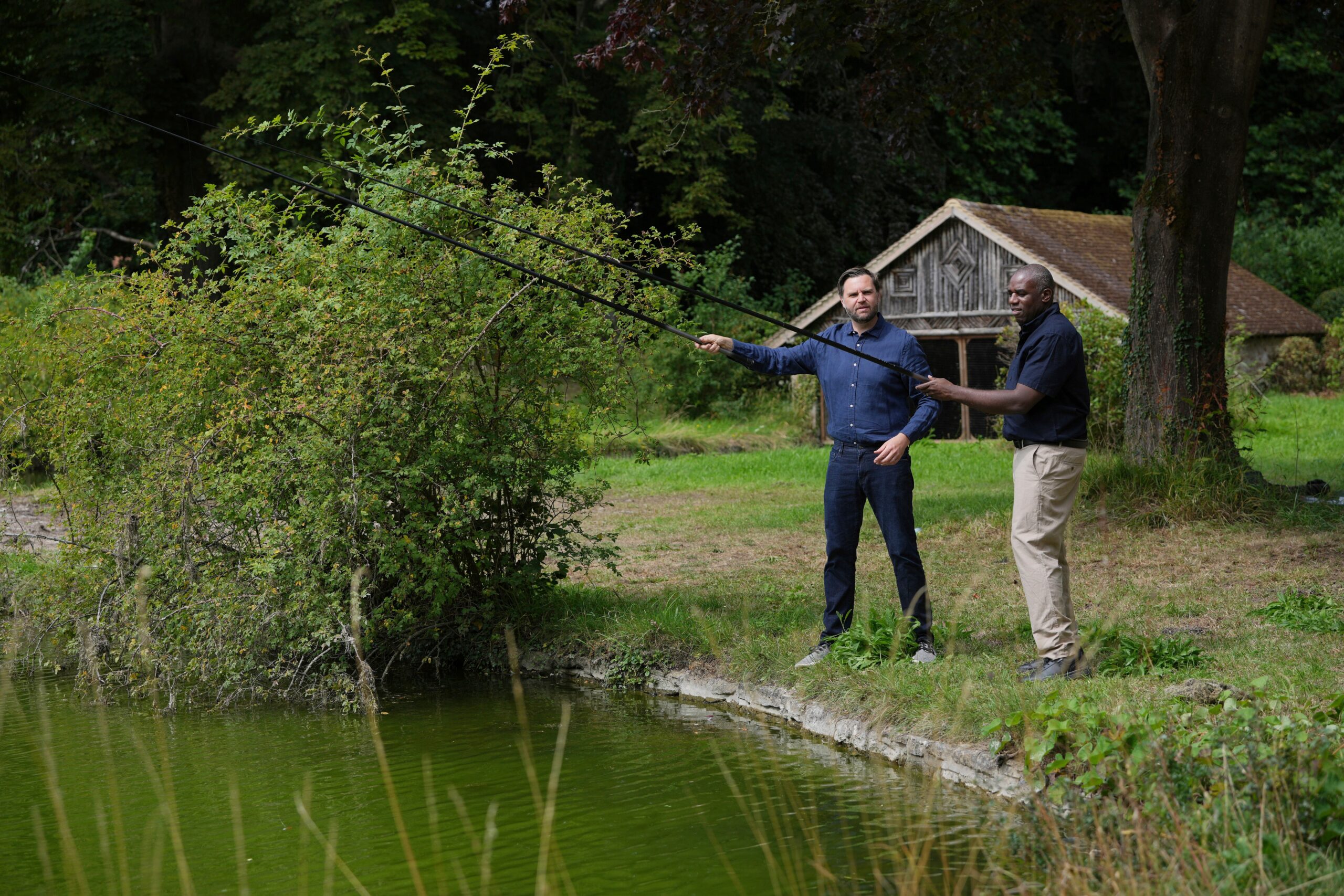 His private family holiday comes after an informal meeting with foreign secretary David Lammy in Kent on Friday, which saw the pair look friendly as they went fishing.