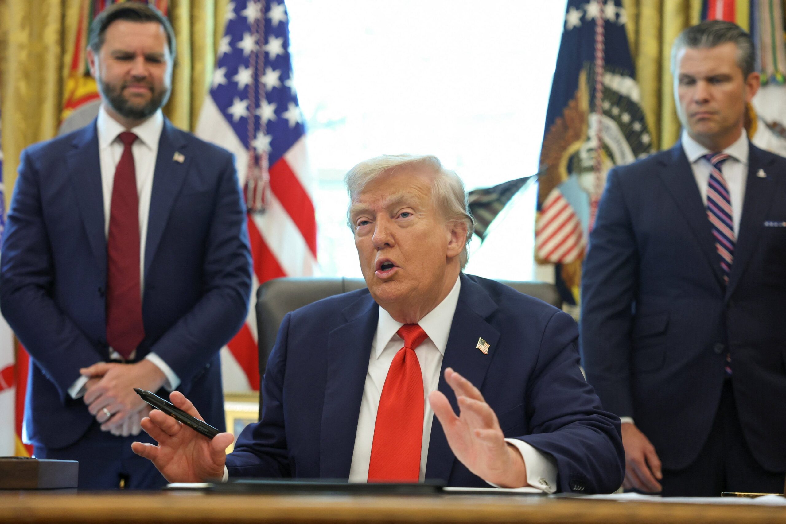 Trump is setting his sights on blue-state governors. It might improve their political fortunes.