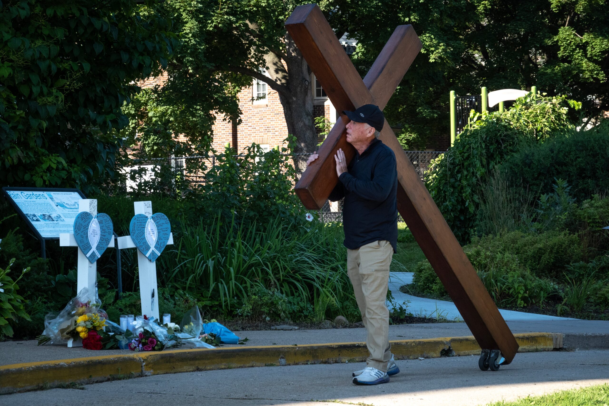 Two children were killed and 18 other people were hurt in the attack on the church and school in Minneapolis.