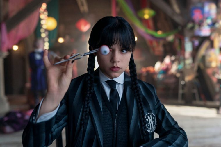 TV Still: Wednesday - Season 2 - 2025 Handout: Netflix - Wednesday - Season 2 . Jenna Ortega as Wednesday Addams in episode 203 of Wednesday. Cr. Jonathan Hession/Netflix ?? 2025