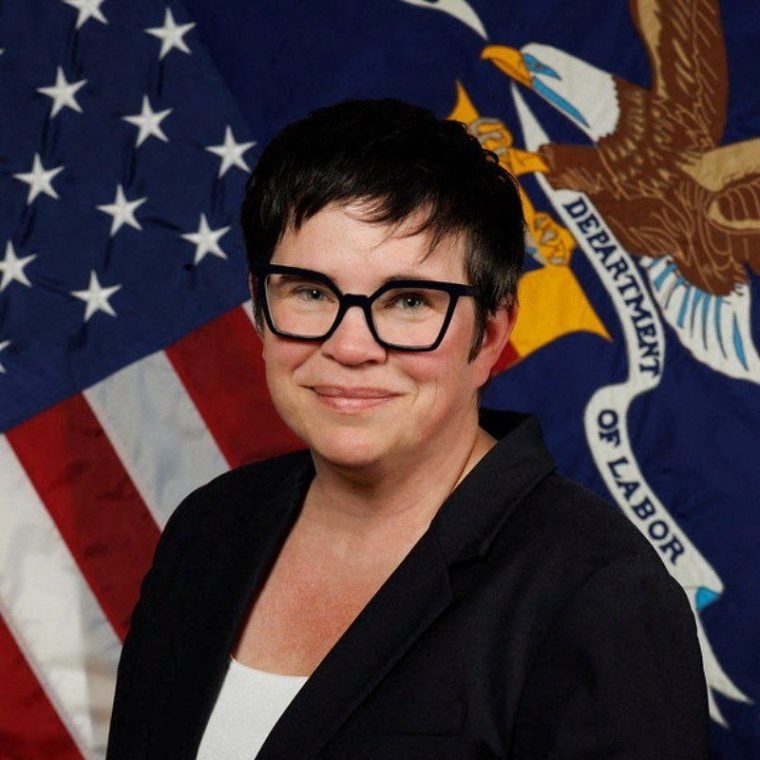U.S. Labor Department's Bureau of Labor Statistics Commissioner Erika McEntarfer poses for a photograph in this undated handout image, obtained by Reuters on August 2. U.S. Bureau of Labor Statistics/Handout via REUTERS THIS IMAGE HAS BEEN SUPPLIED BY A THIRD PARTY. NO RESALES. NO ARCHIVES. MANDATORY CREDIT.
