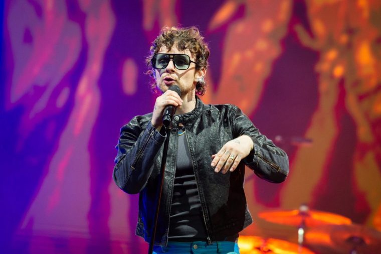 LIVERPOOL, ENGLAND - MAY 23: Tom Grennan performs during day 1 of BBC Radio 1's Big Weekend at Sefton Park on May 23, 2025 in Liverpool, England. (Photo by Joseph Okpako/WireImage)