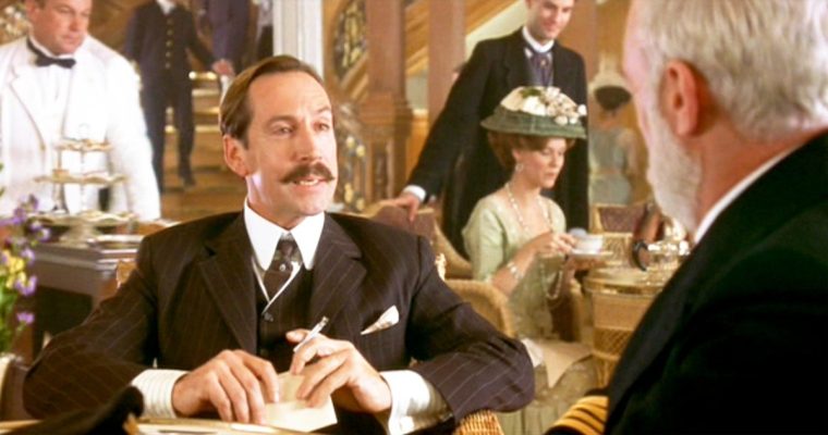 Hyde as the arrogant and cowardly White Star Line manager J Bruce Ismay in 'Titanic' (Photo: CBS /Getty)