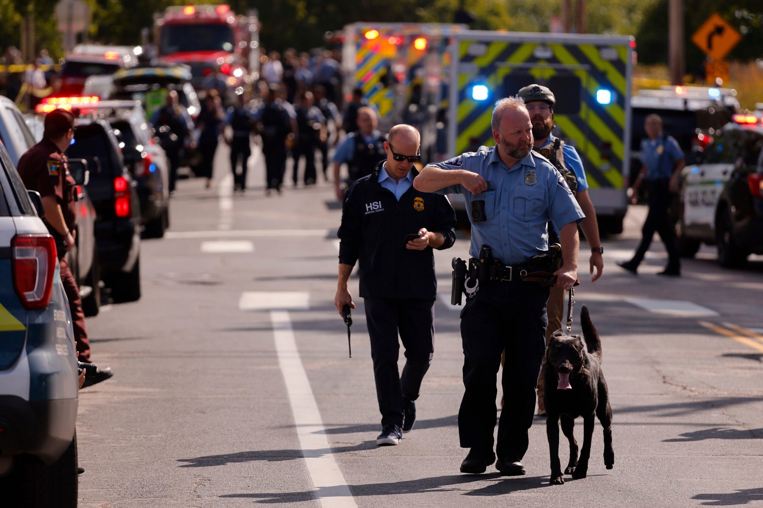 Two children were killed in the mass shooting Wednesday
