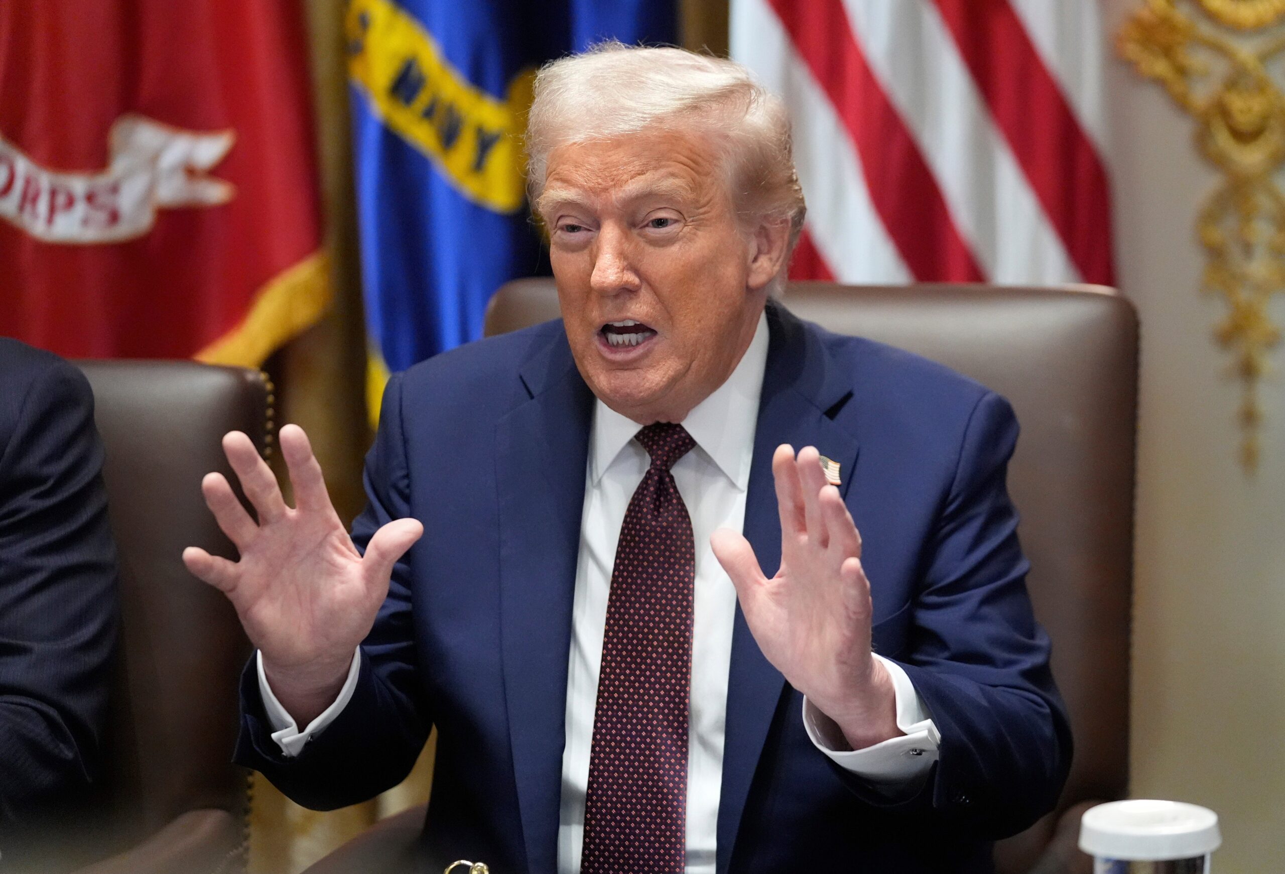 The survey found that more than half of the respondents are in favor of his federal takeover of Washington, D.C.'s police force