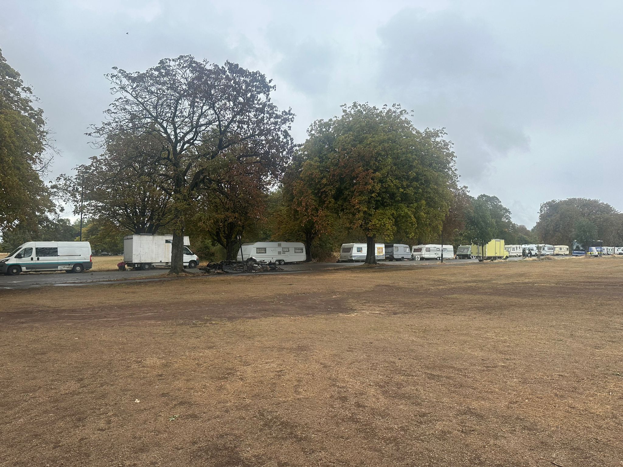 Caravans line many of the roads which dissect Durdham Down, but there are many other sites across Bristol the vehicles are situated on kerbsides
