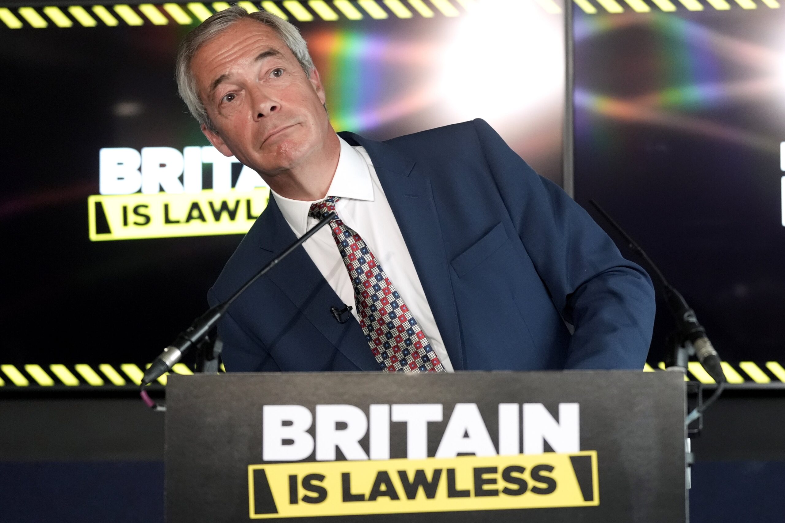Mr Farage said Reform-controlled councils will appeal the use of asylum hotels