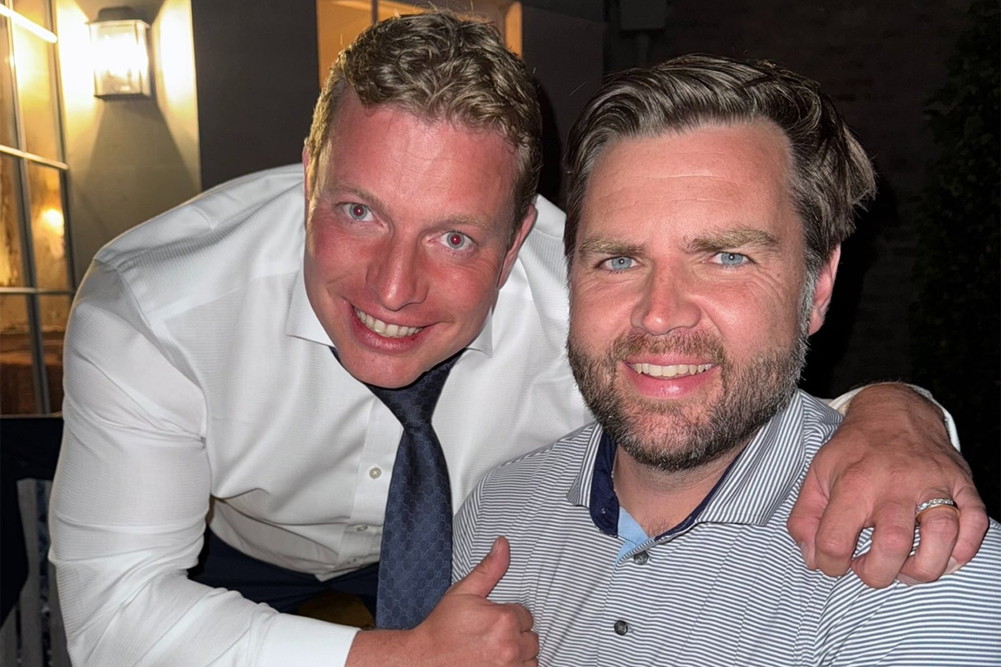 Thomas Skinner posted a photo to social media after the event