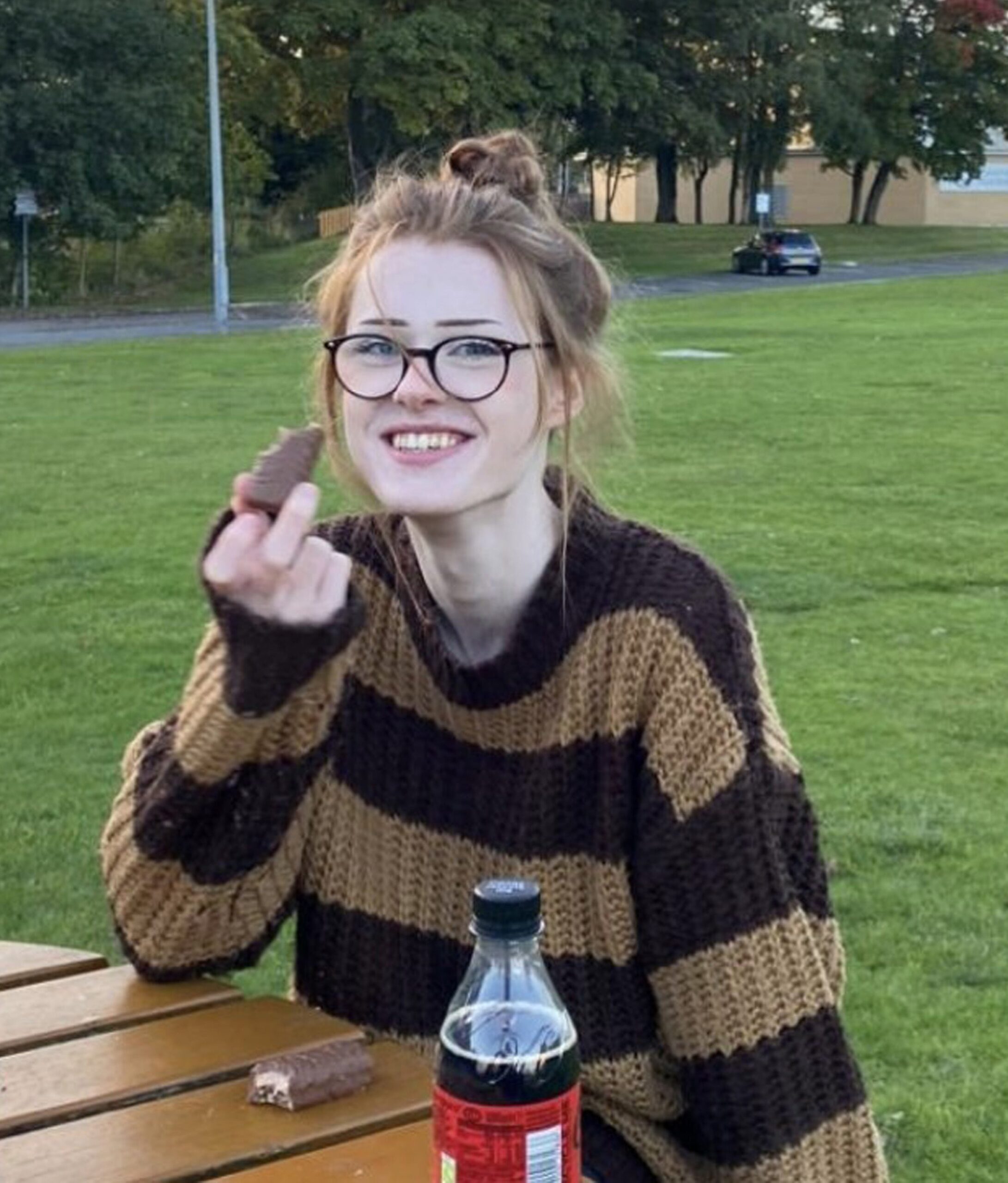 Brianna had become addicted to her mobile phone in the years before she was murdered (Family handout)