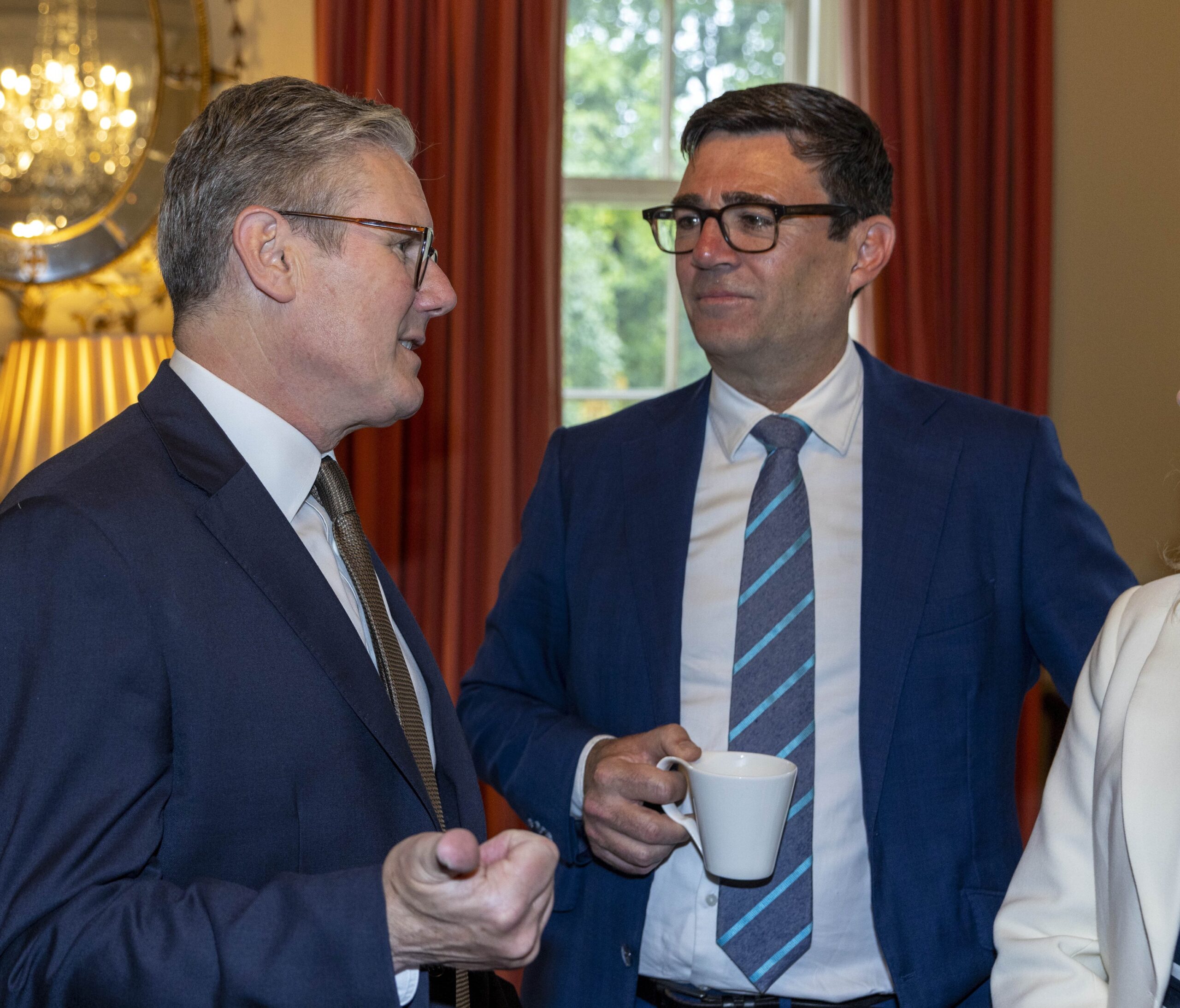 Prime minister Sir Keir Starmer, left, pictured with mayor of Greater Manchester Andy Burnham