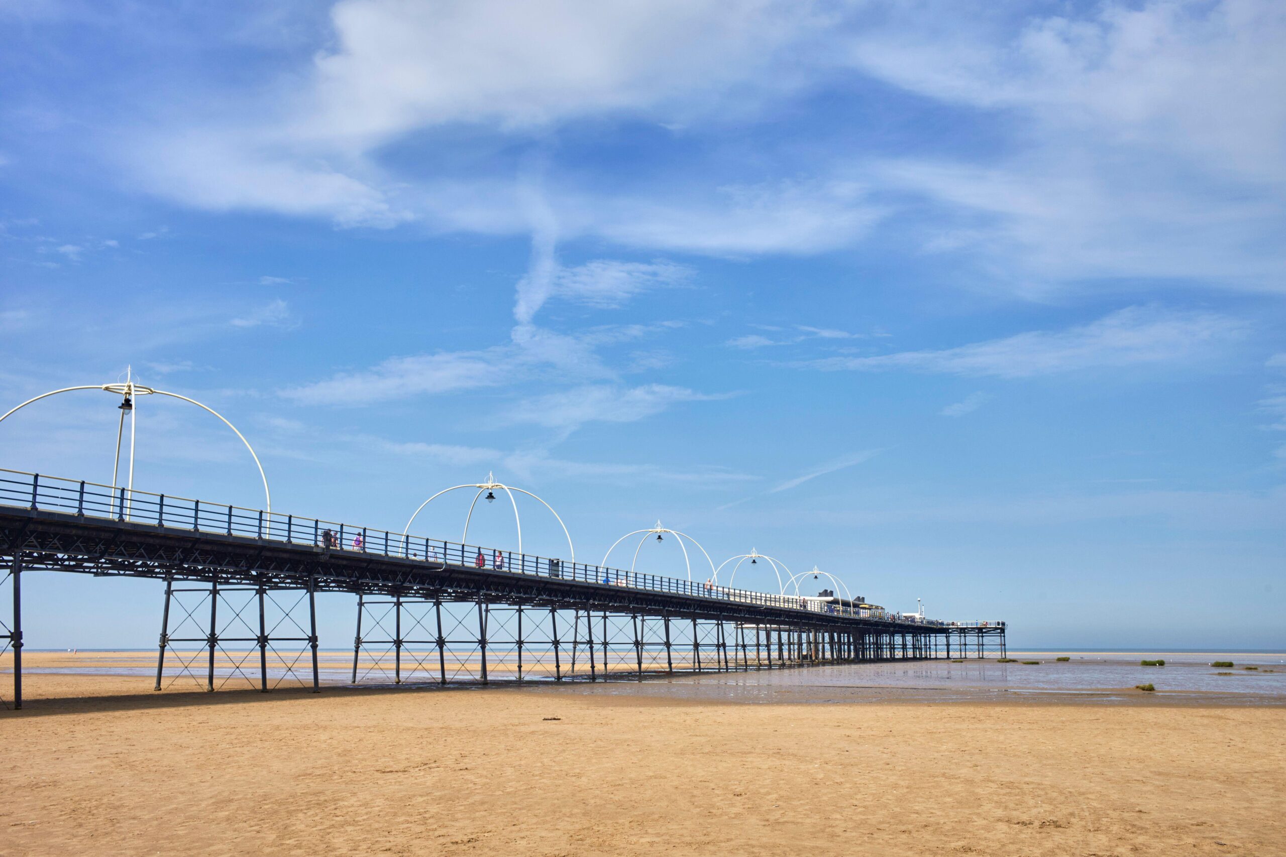 The pier has been closed since a fire broke out at the end of August