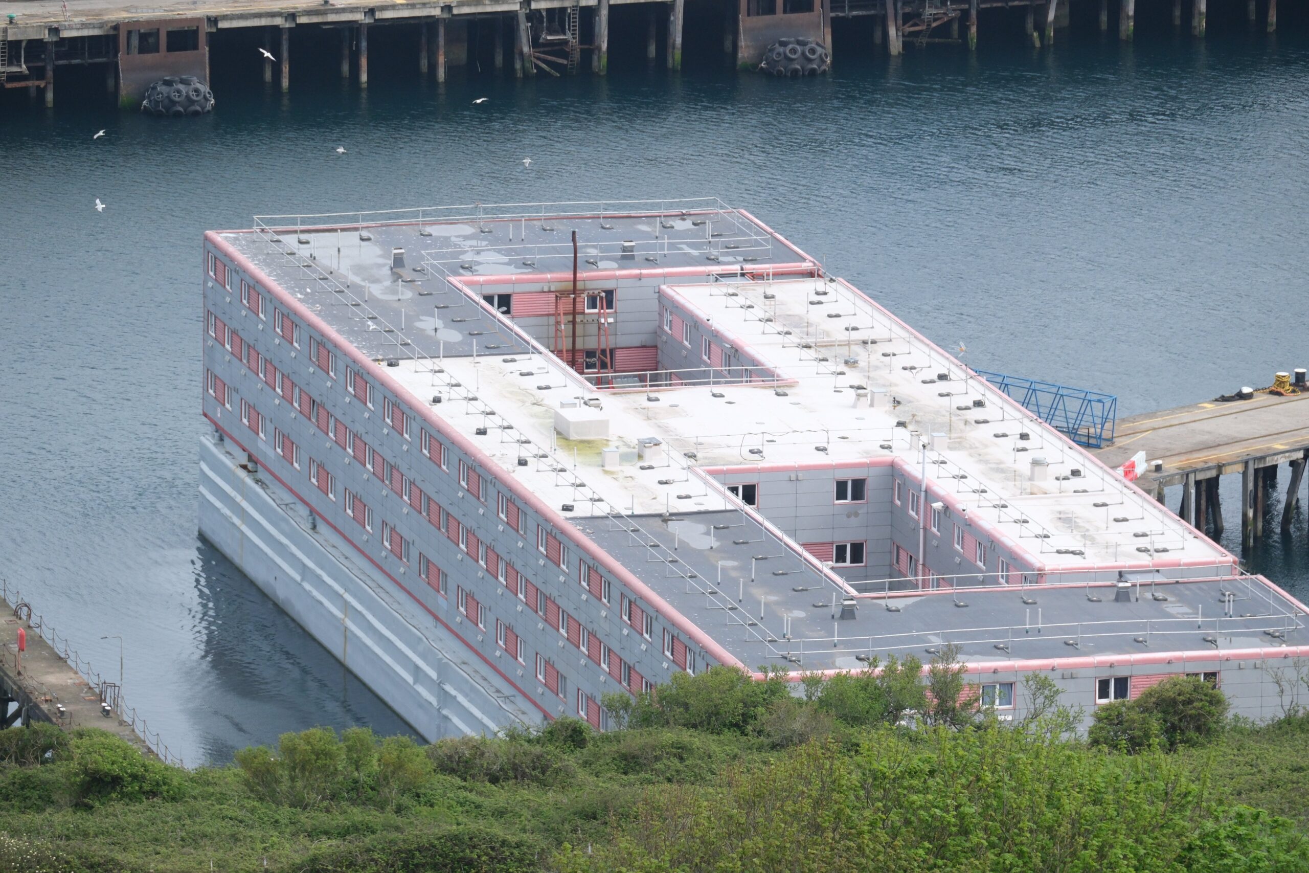 The Labour government scrapped the Bibby Stockholm as a site to house asylum seekers in 2024