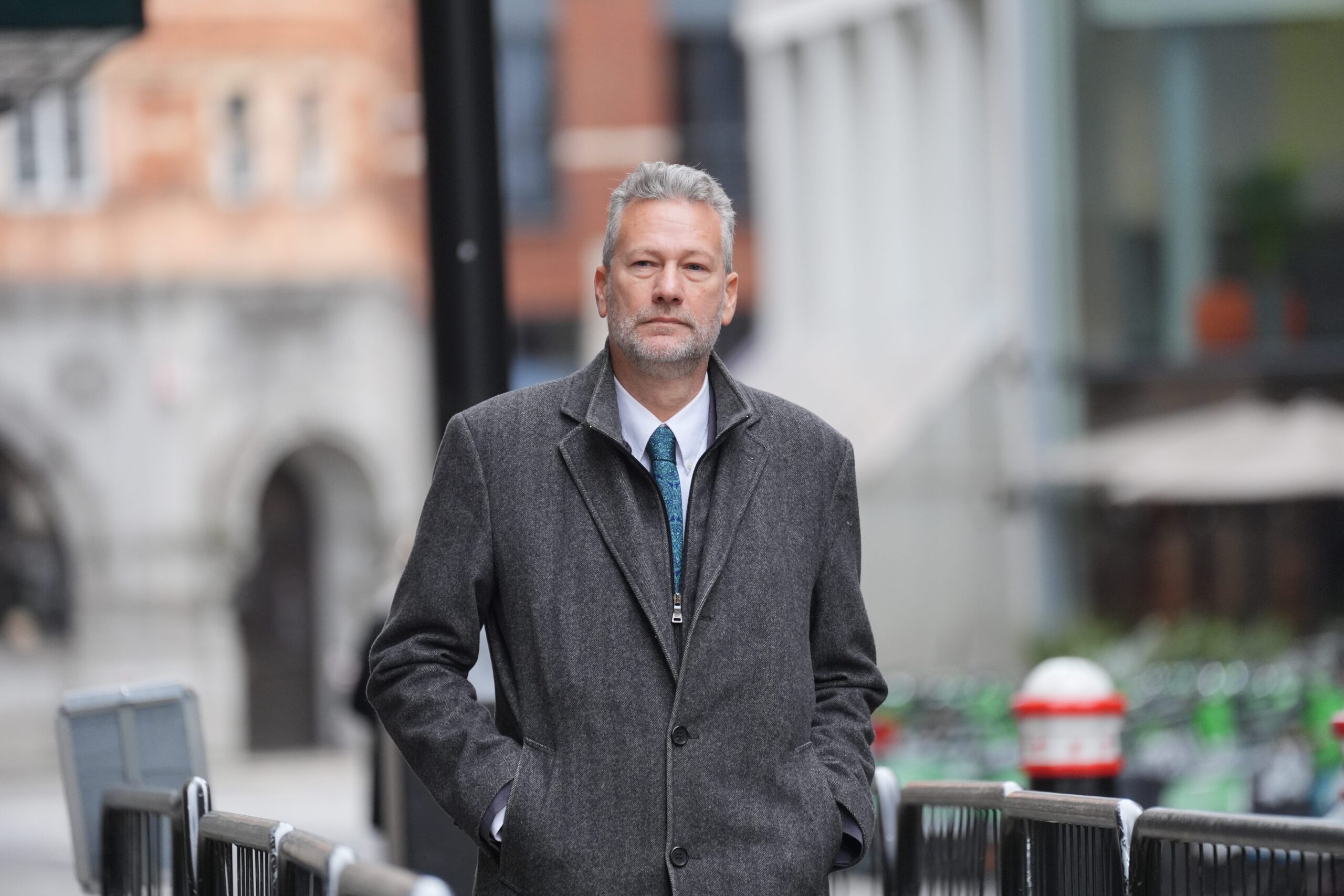 Ex-Reform UK leader in Wales Nathan Gill arrives at the Old Bailey (Yui Mok/PA)