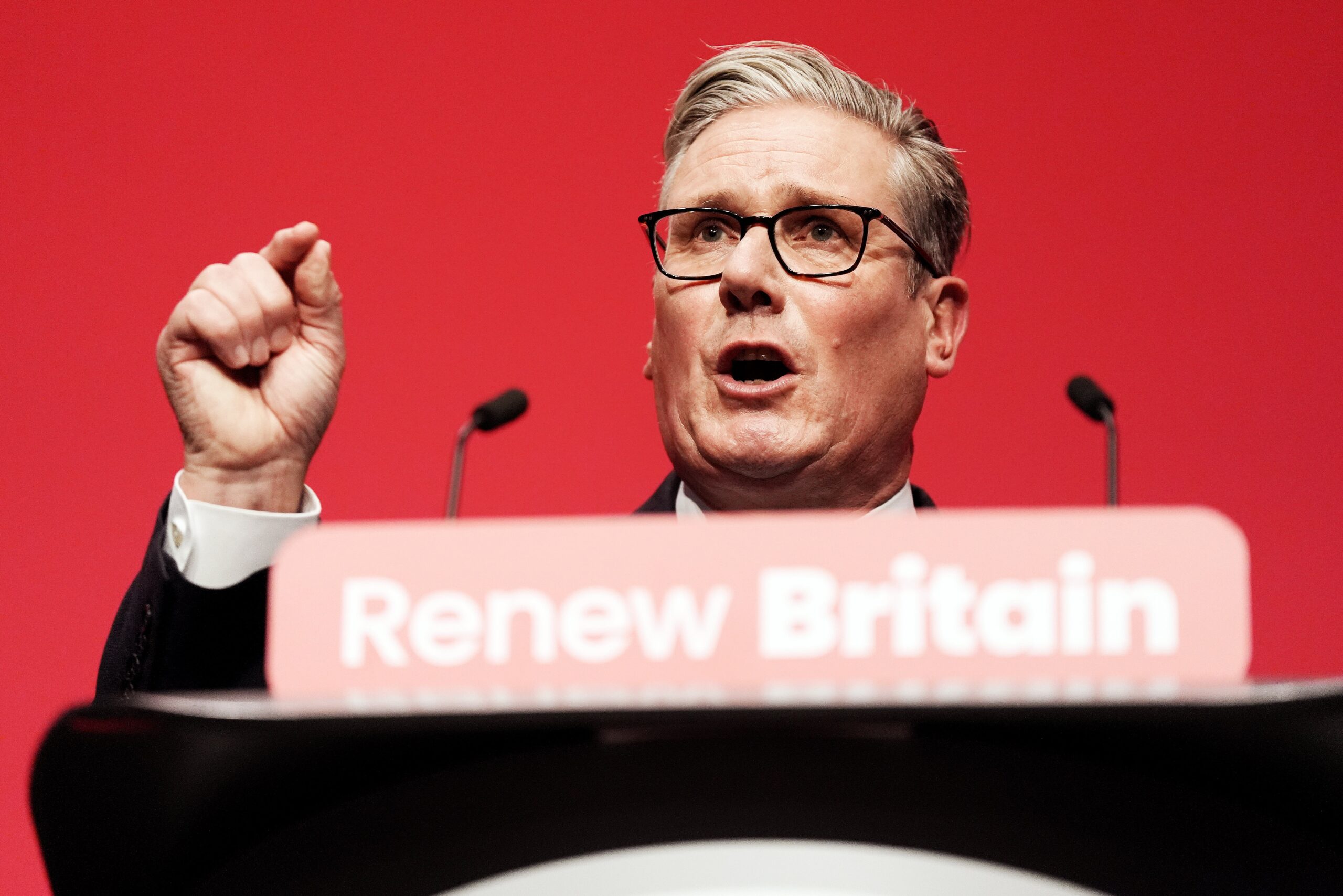 Prime Minister Sir Keir Starmer delivered his keynote speech during the Labour Party Conference (PA)