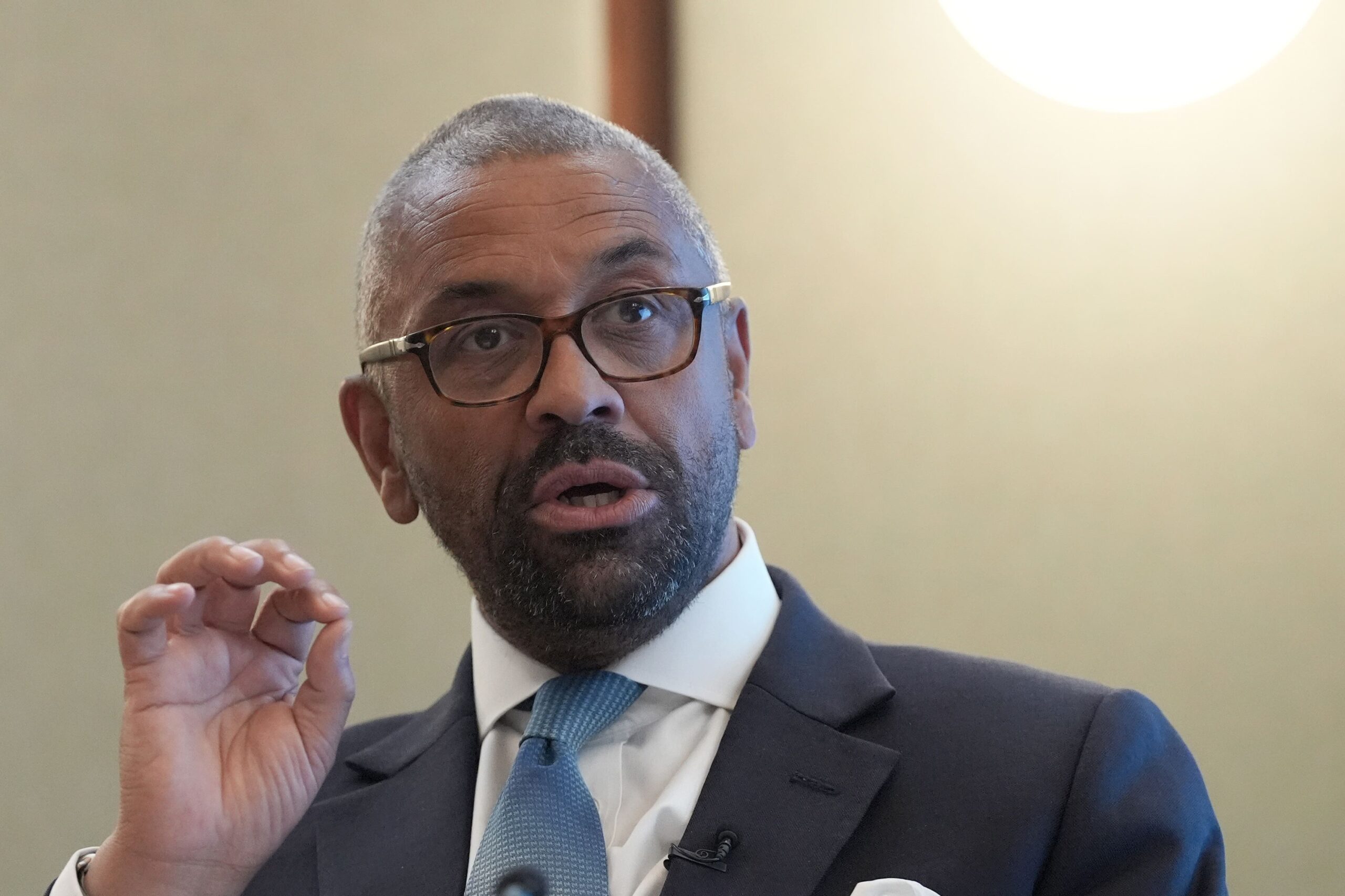 Sir James Cleverly (Stefan Rousseau/PA)