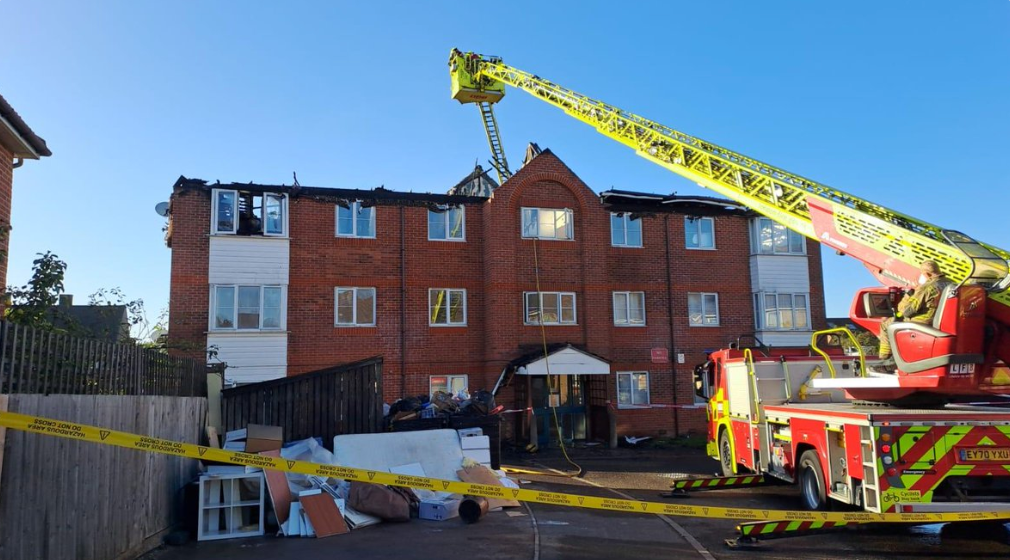 The London Fire Brigade received its first call about the incident at 5.19am and the fire was under control at 8am