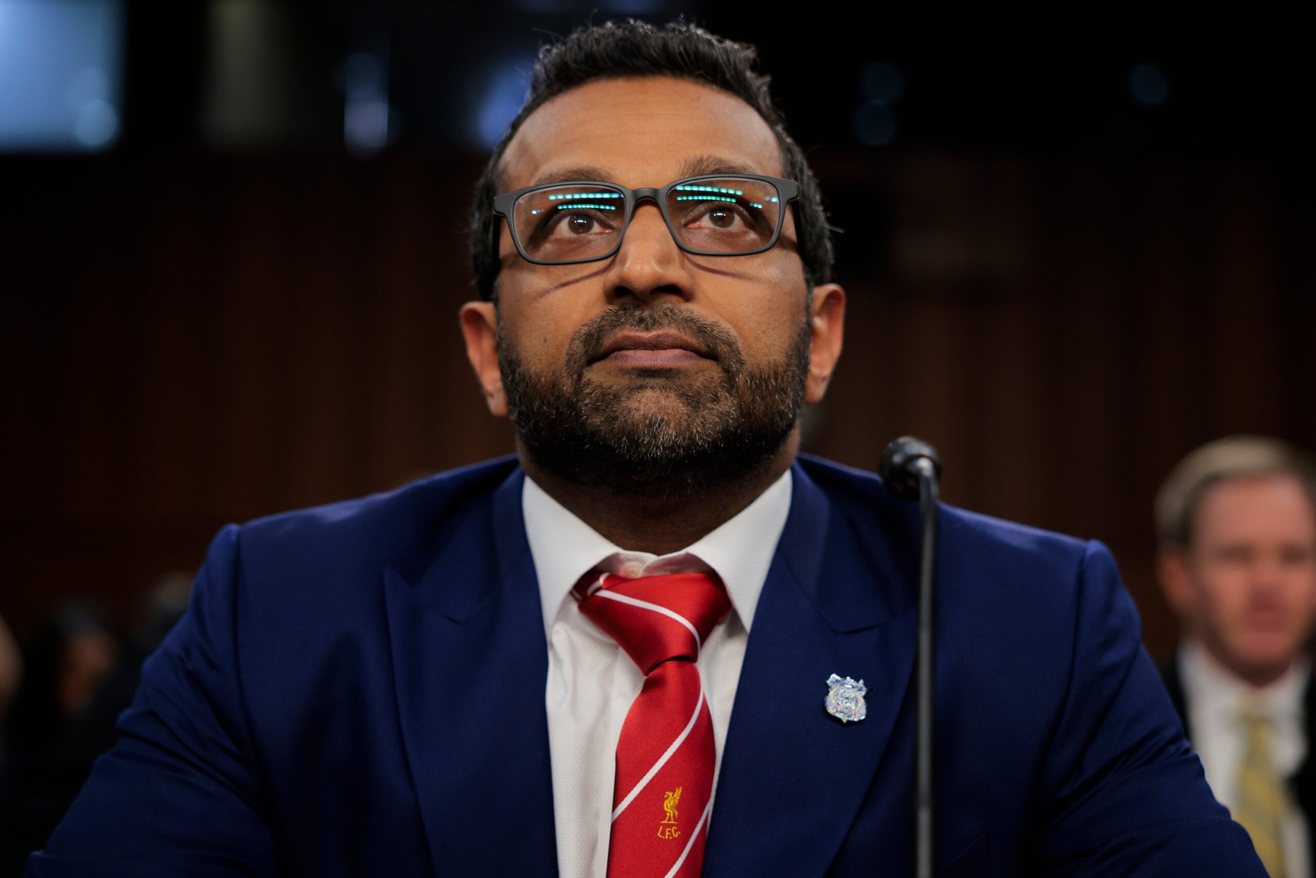 FBI Director Kash Patel sits before the Senate Judiciary Committee on September 16, 2025
