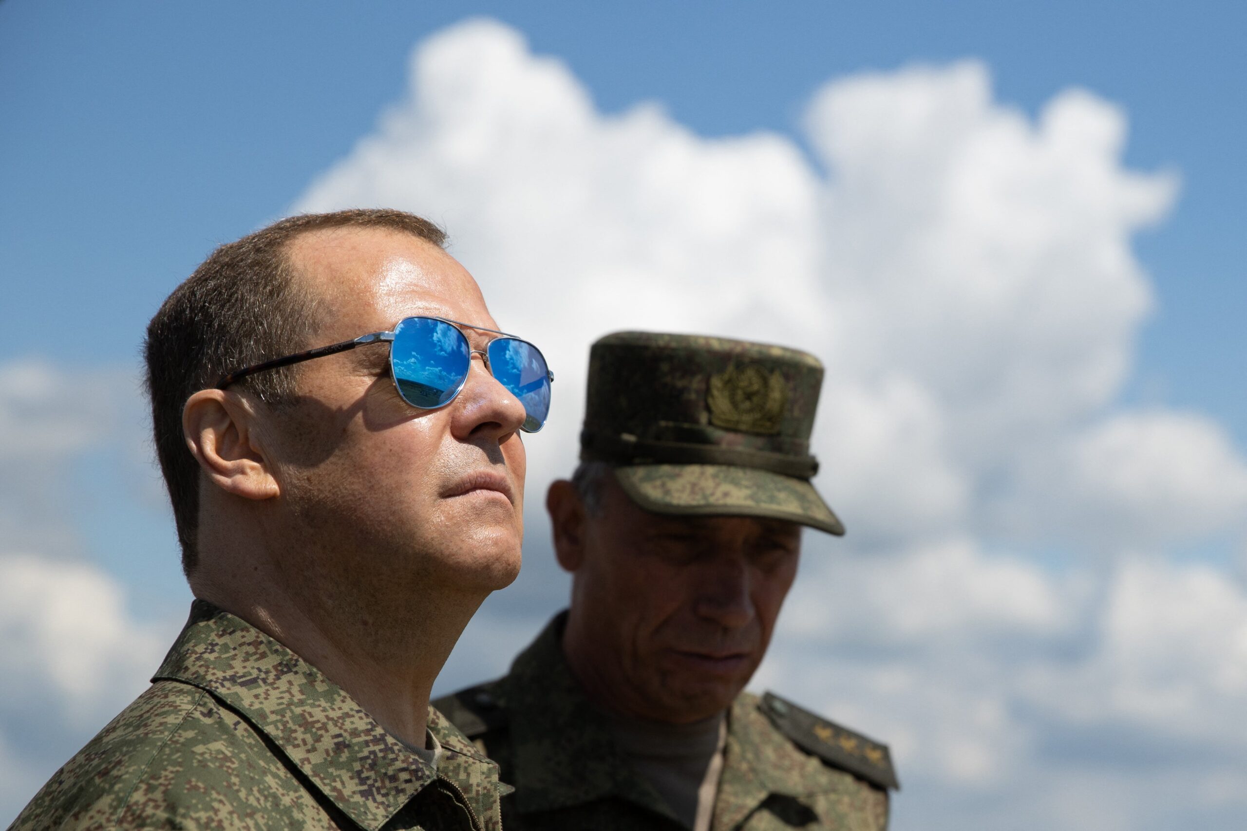 Russia's former president Dmitry Medvedev