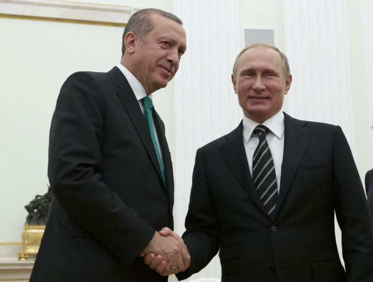 Recep Tayyip Erdogan of Turkey and Vladimir Putin of Russia have improved relations between the two countries (Photo: Getty)