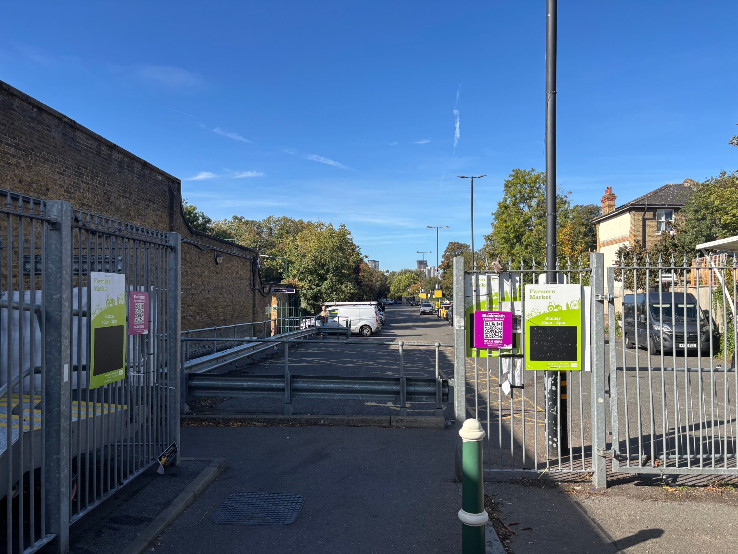 Blackheath station car park, where the farmer’s market is held every Sunday