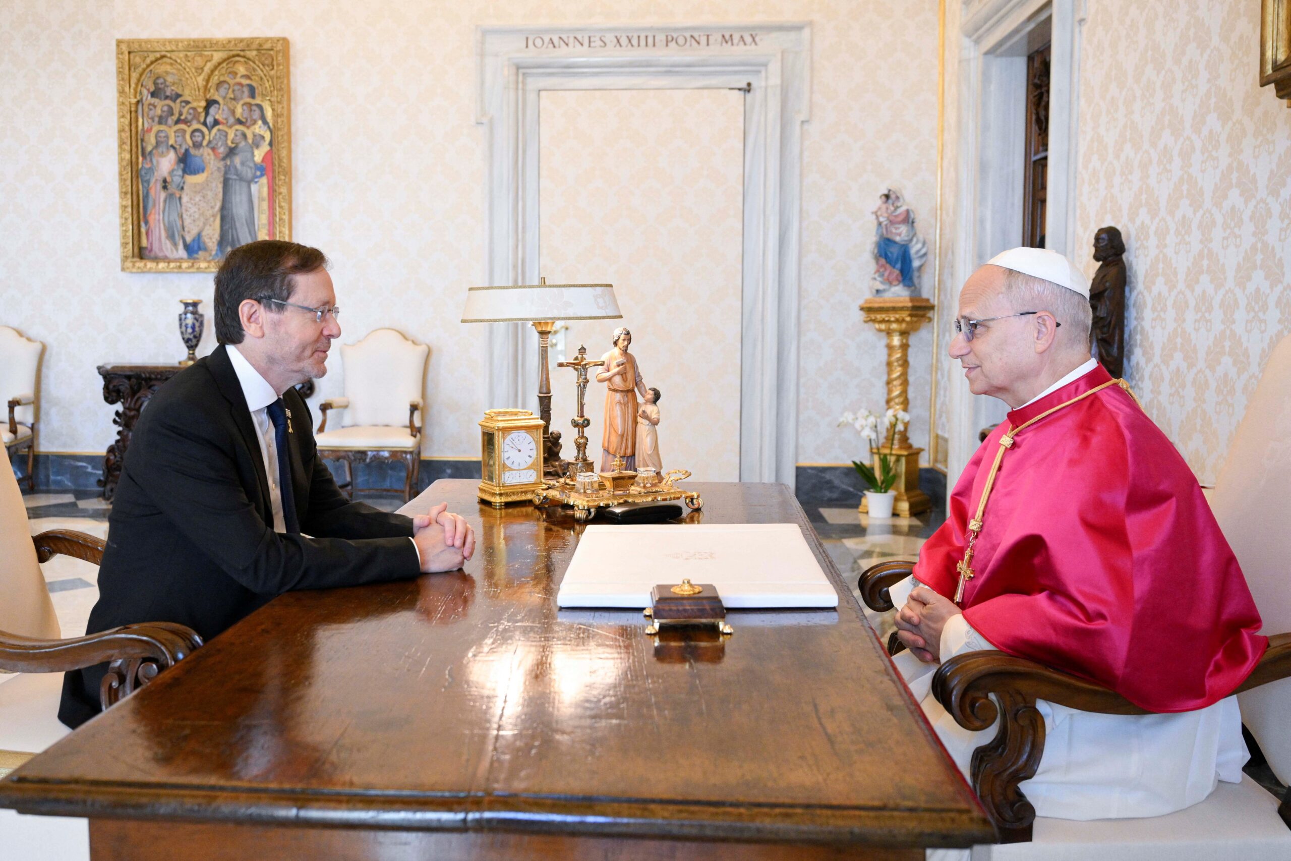 Herzog had earlier thanked Leo for the meeting on Thursday
