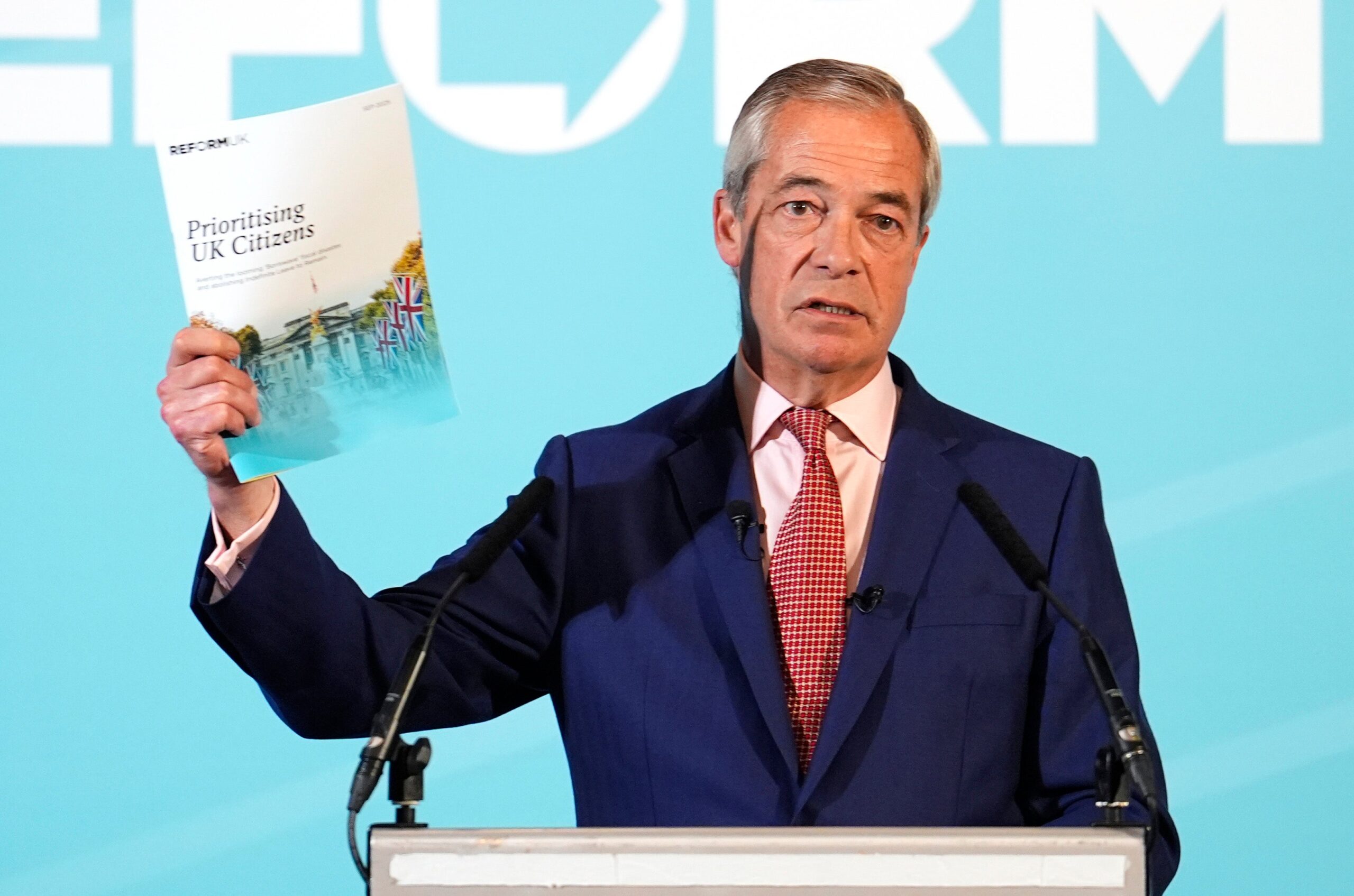 Nigel Farage says Reform’s plan on migration would save the UK economy £234 billion