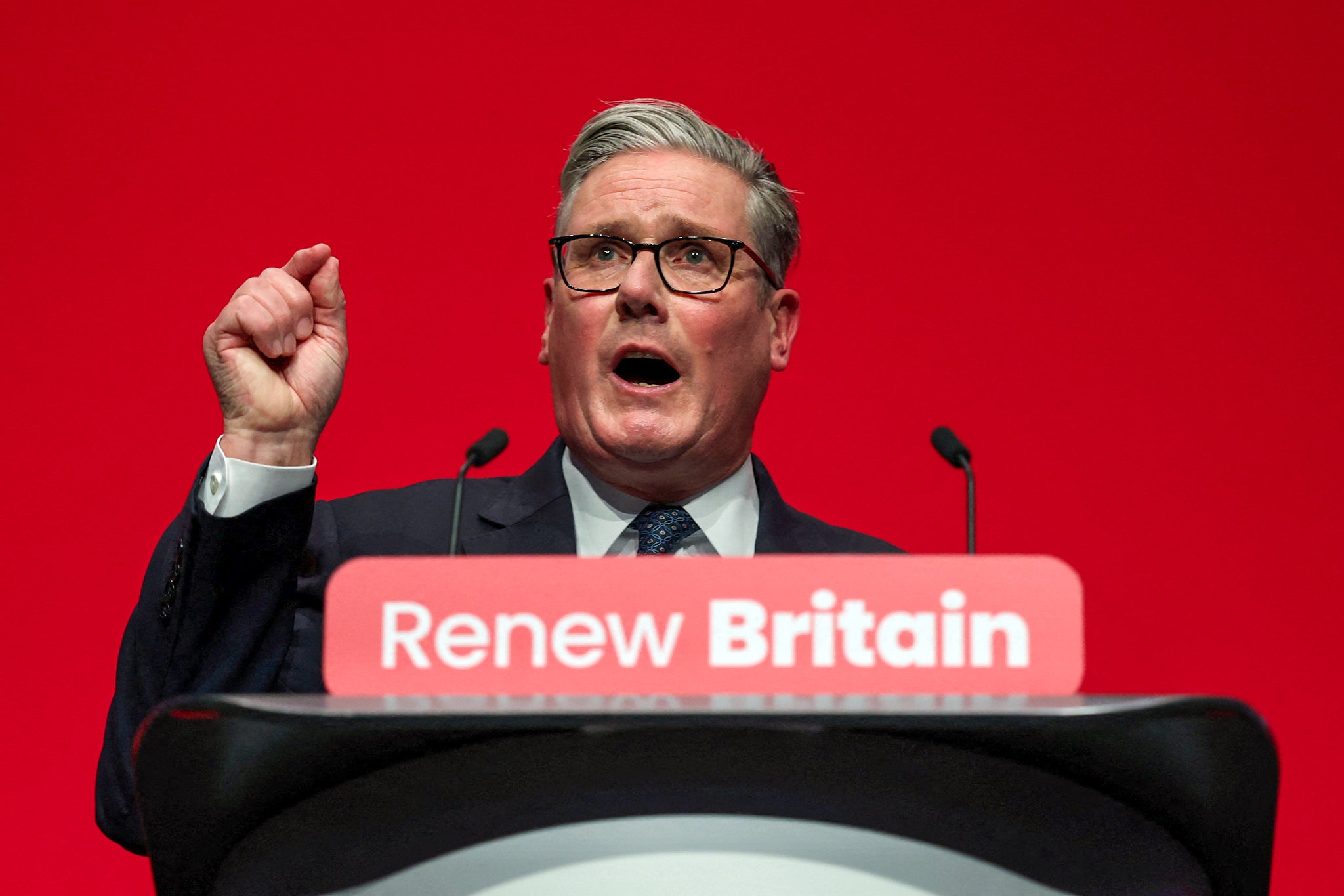 Keir Starmer has rejected Tony Blair’s target