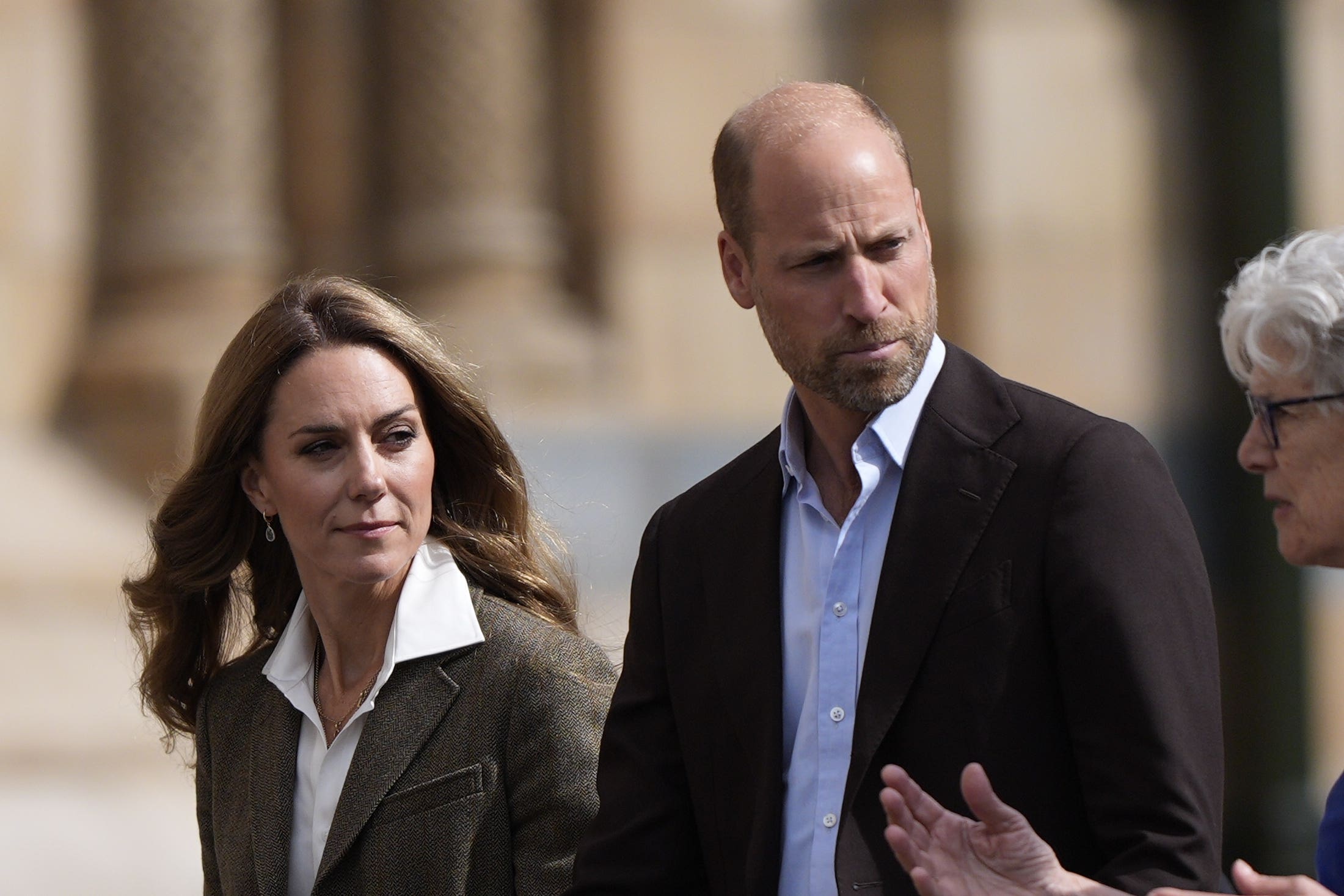 The Prince and Princess of Wales visiting the Natural History Museum on Thursday