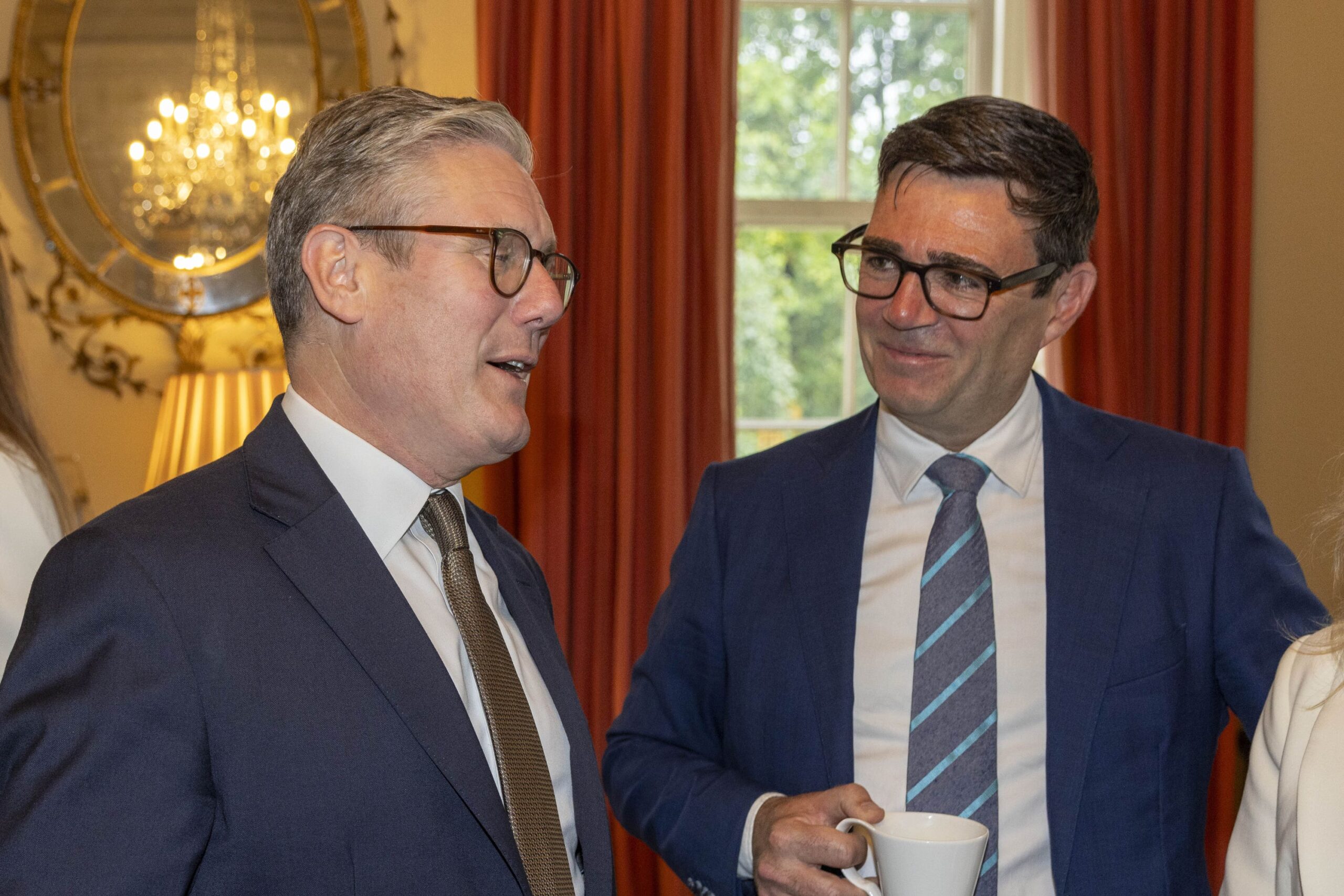 Prime minister Sir Keir Starmer, left, pictured with mayor of Greater Manchester Andy Burnham
