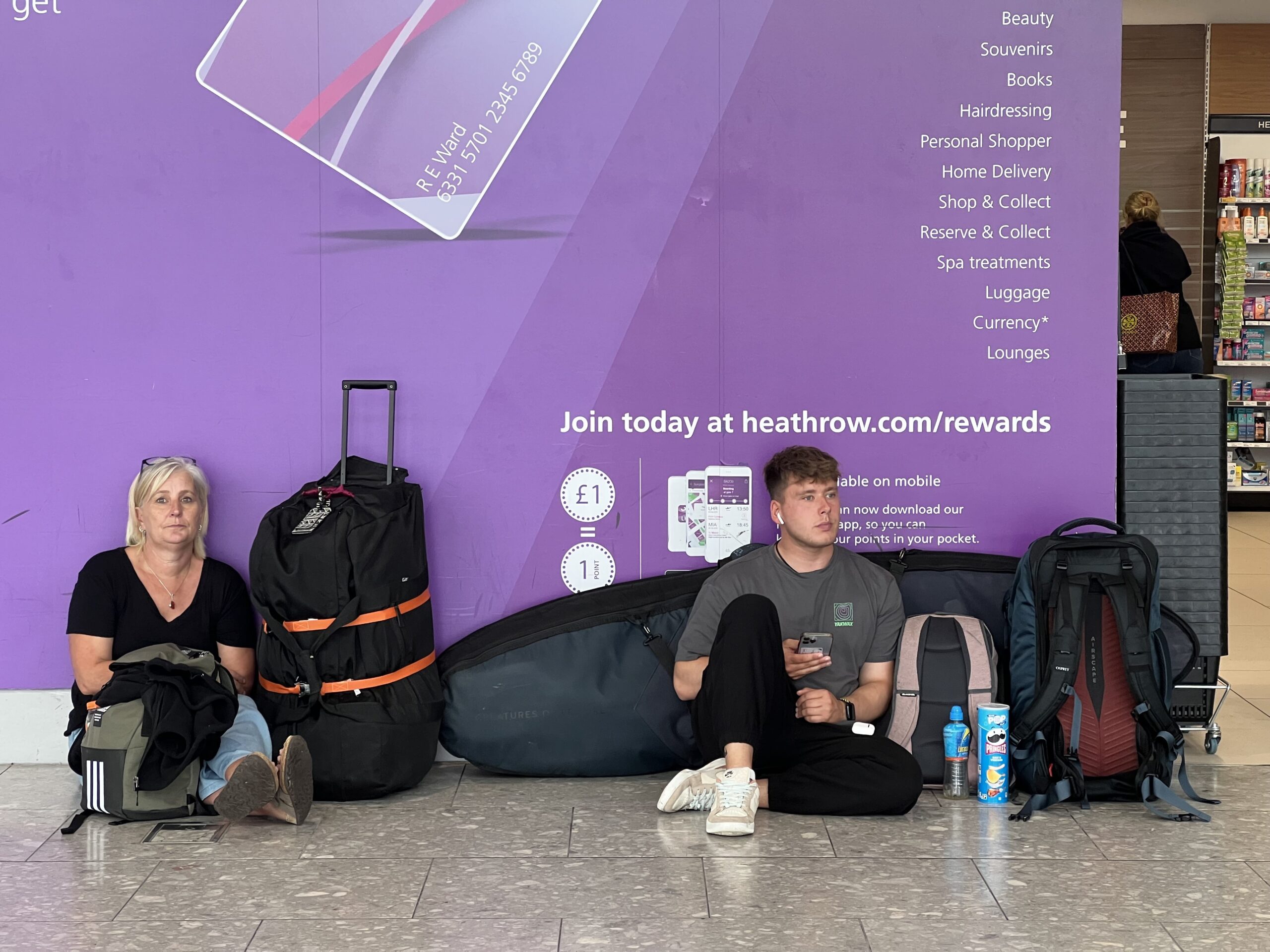 Many flights were disrupted over the weekend, with Terminal 4 at Heathrow worst impacted