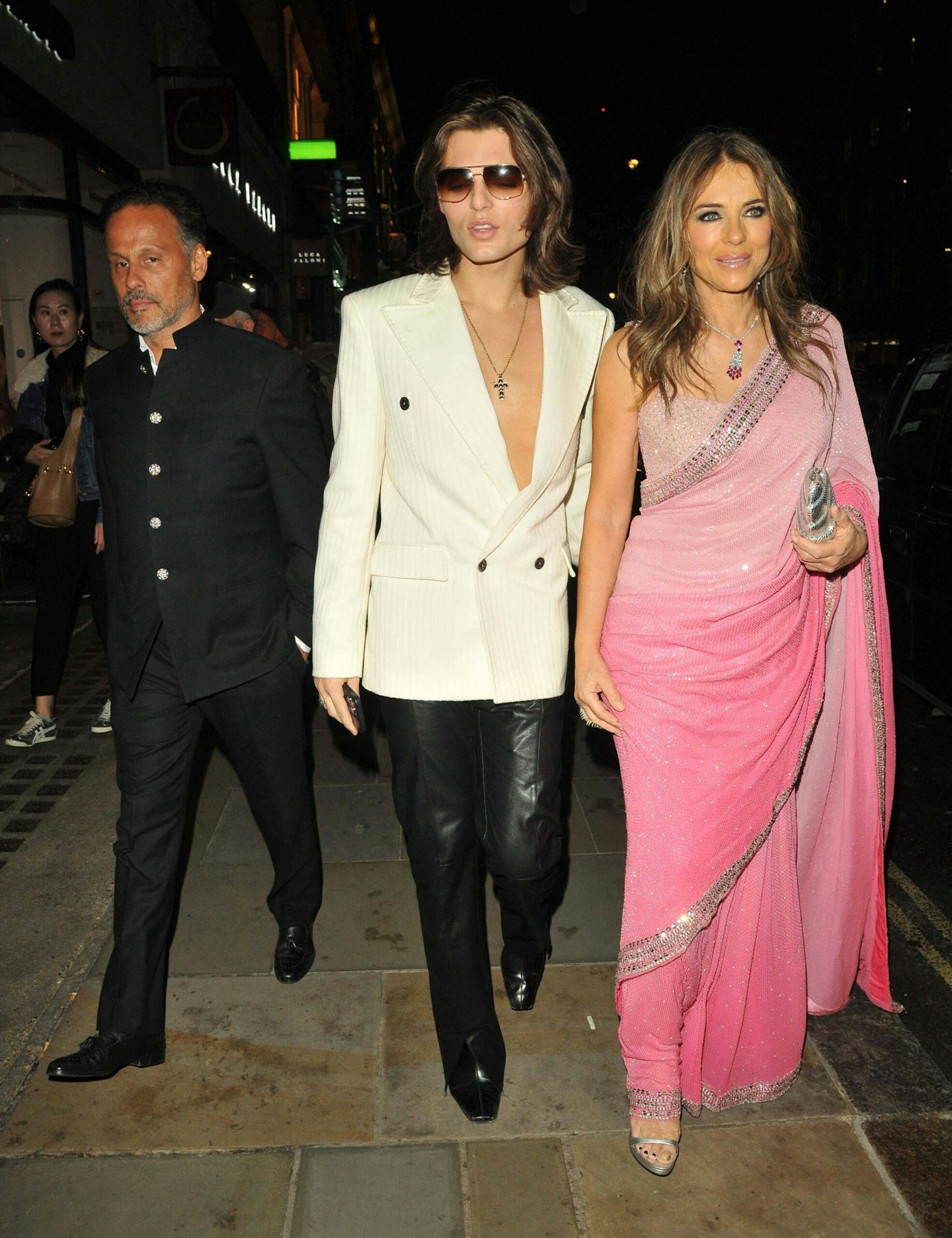 Arun Nayar Damian Hurley Elizabeth Hurley