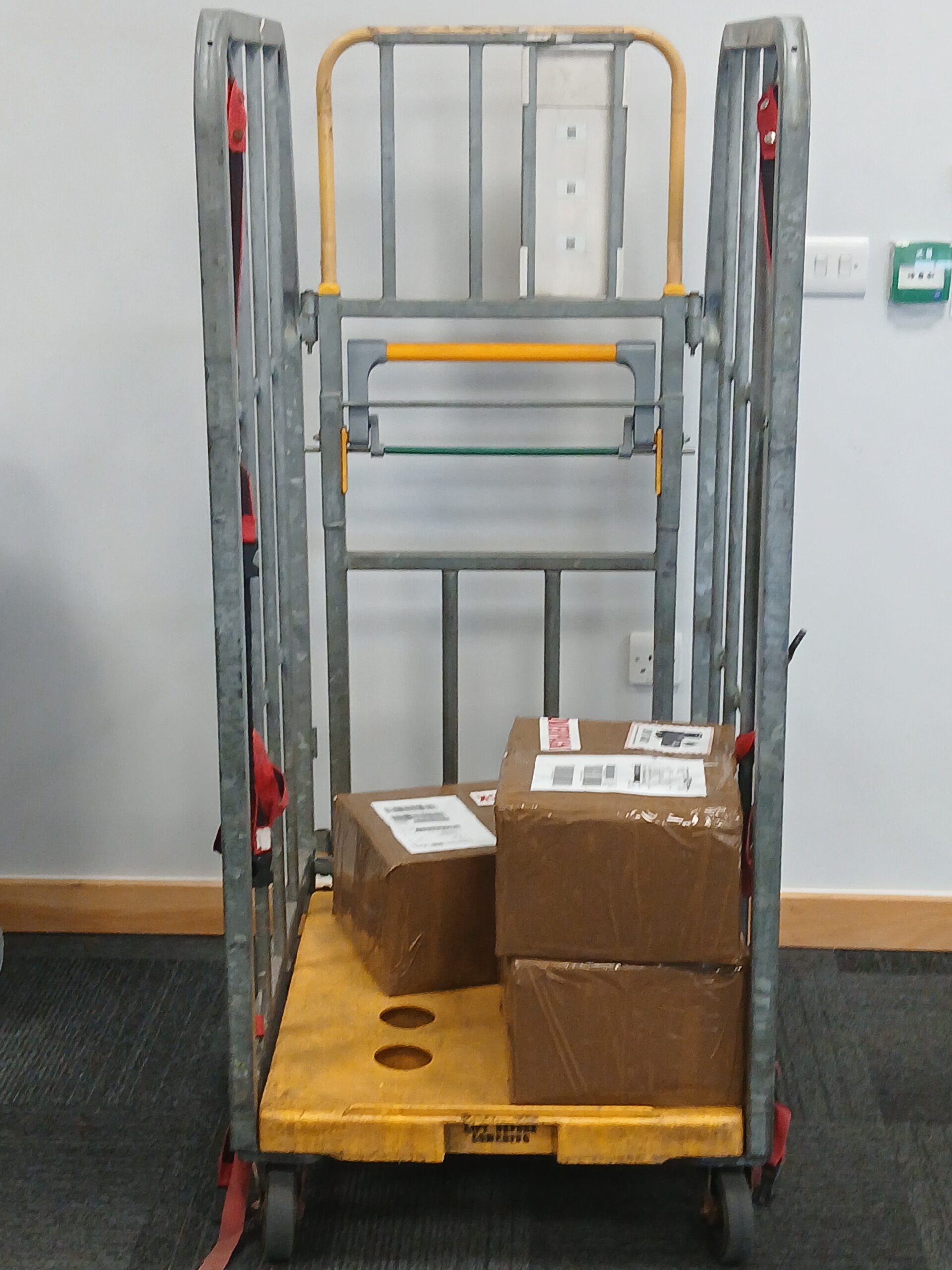 Boxes of phones discovered at Heathrow warehouse