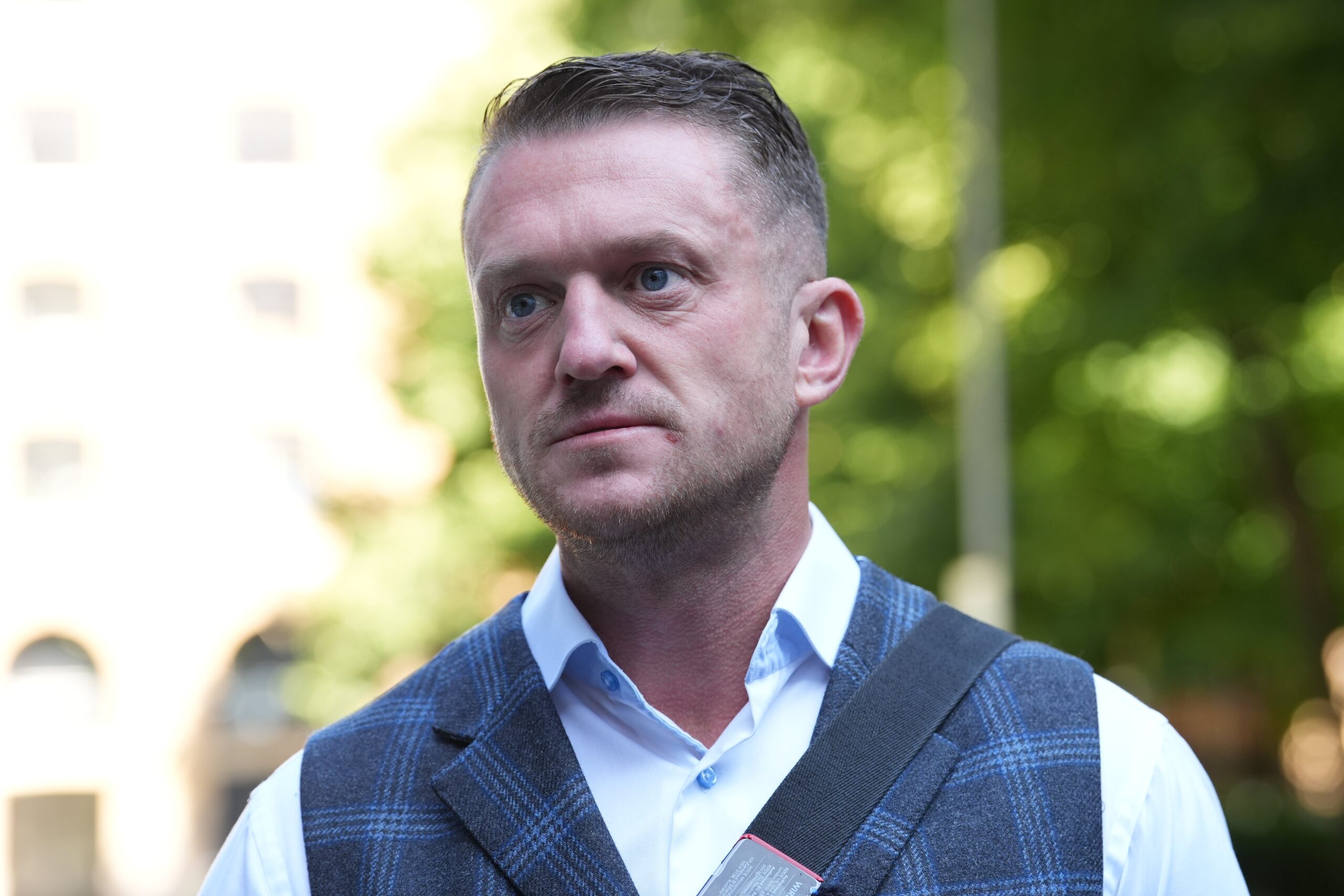 Officers and staff were reportedly showing support for far-right activist Tommy Robinson
