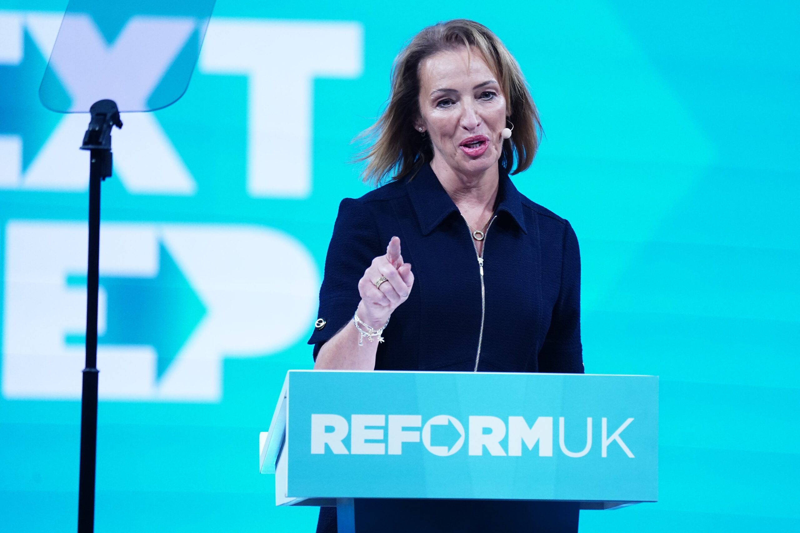 Reform UK MP Sarah Pochin complained about adverts being ‘full’ of black and Asian people (Jacob King/PA)