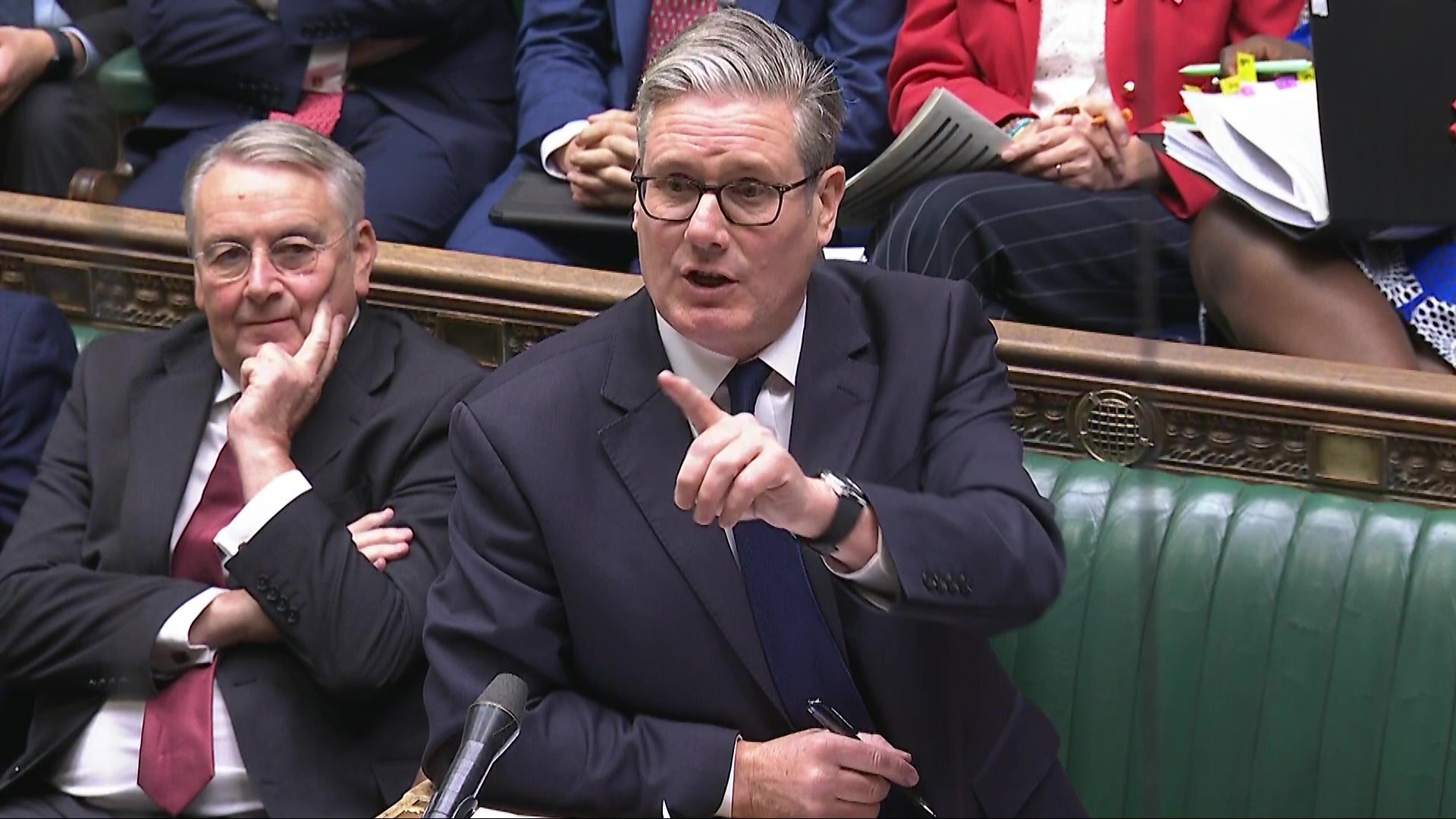 Sir Keir Starmer told MPs at the start of Prime Minister’s Questions that he would publish key evidence in the China spying case trial that led to its collapse (House of Commons/PA Wire)