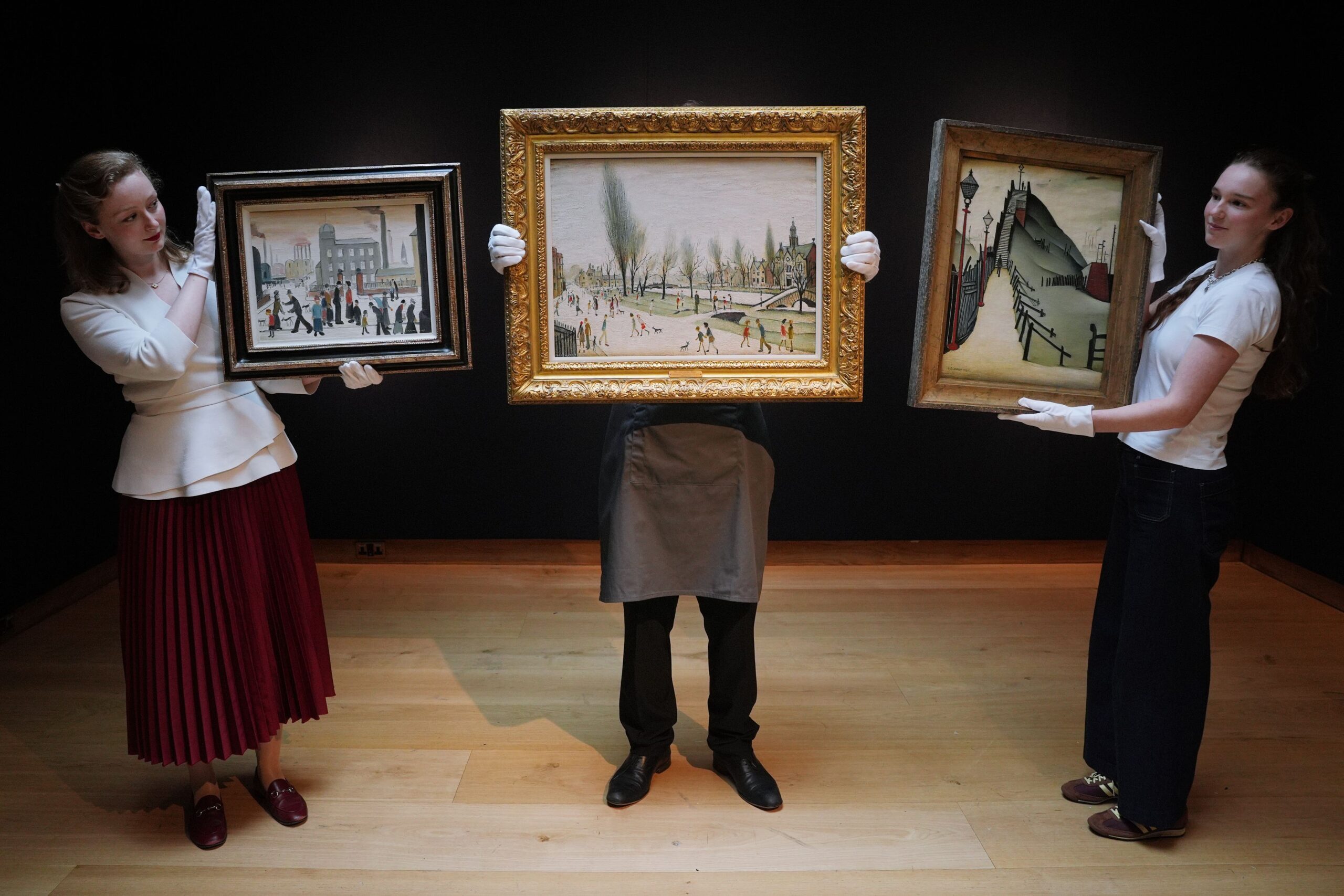 Works by L.S Lowry are expected to fetch millions at auction