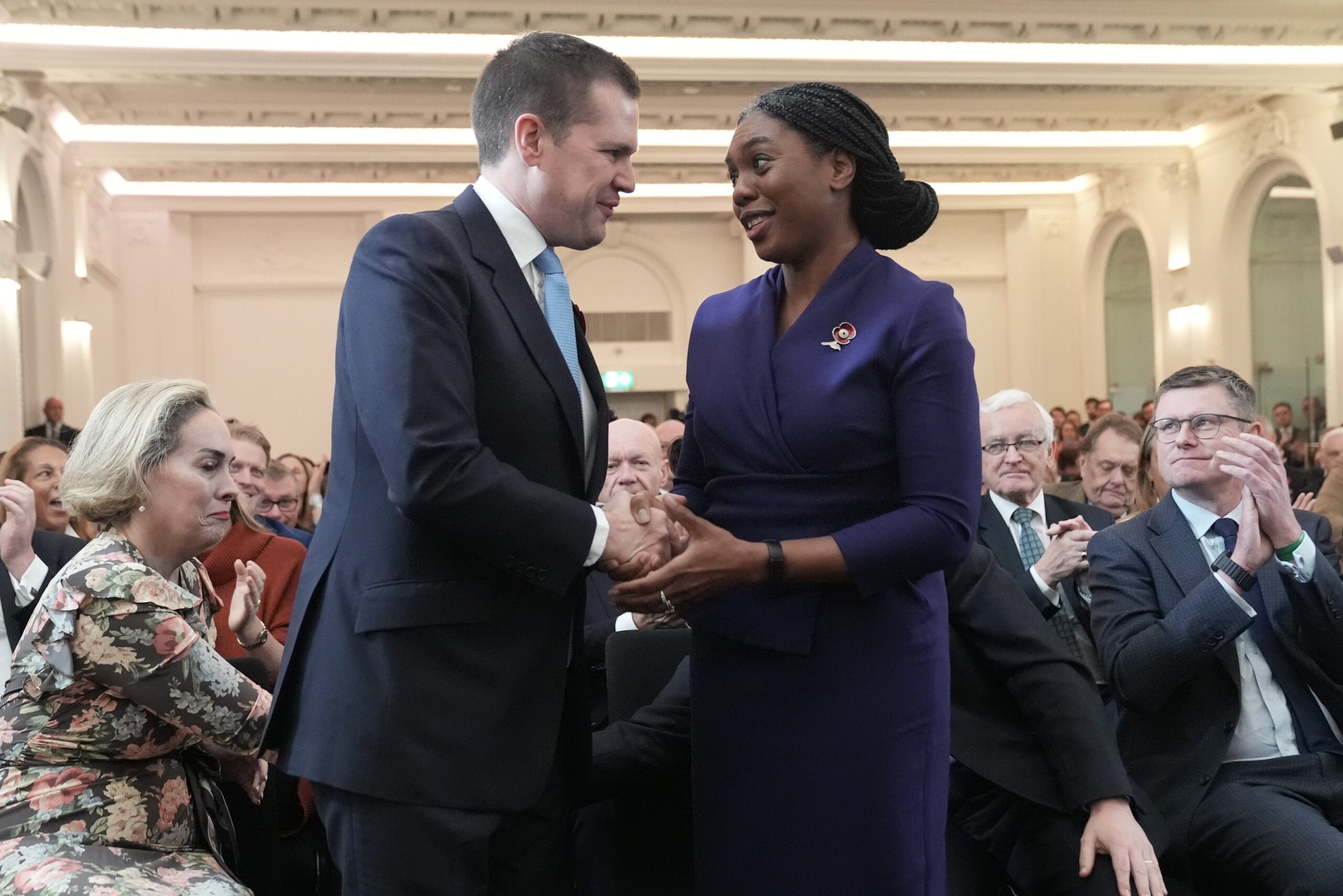 Kemi Badenoch defeated Robert Jenrick in the leadership contest last year (Stefan Rousseau/PA)