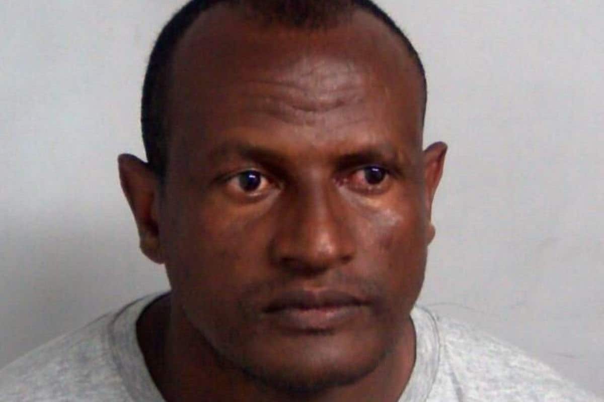 Hadush Kebatu was given £500 after threatening to disrupt his deportation flight (Essex Police/PA)