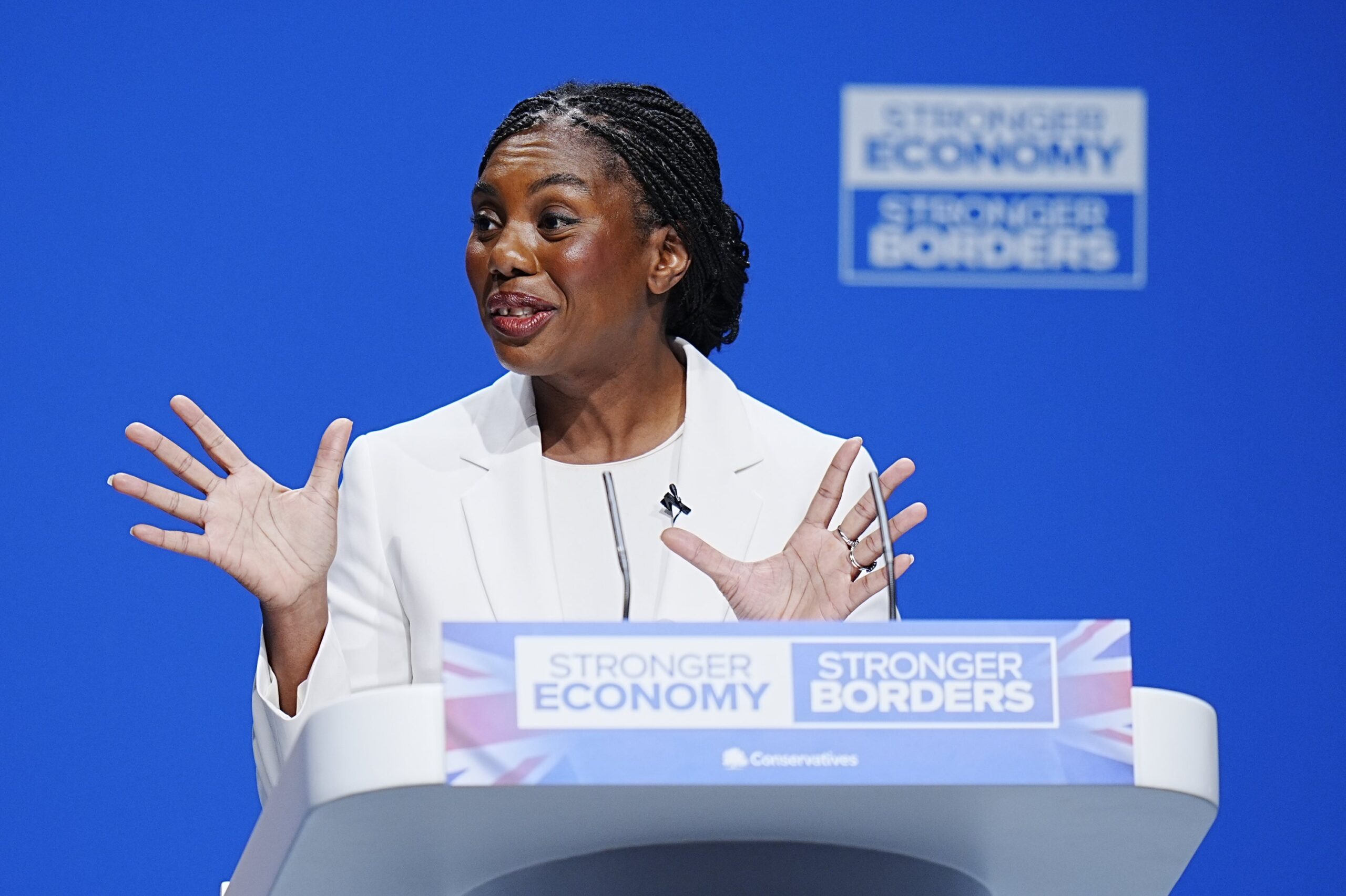 Kemi Badenoch insisted the event was ‘teeming’