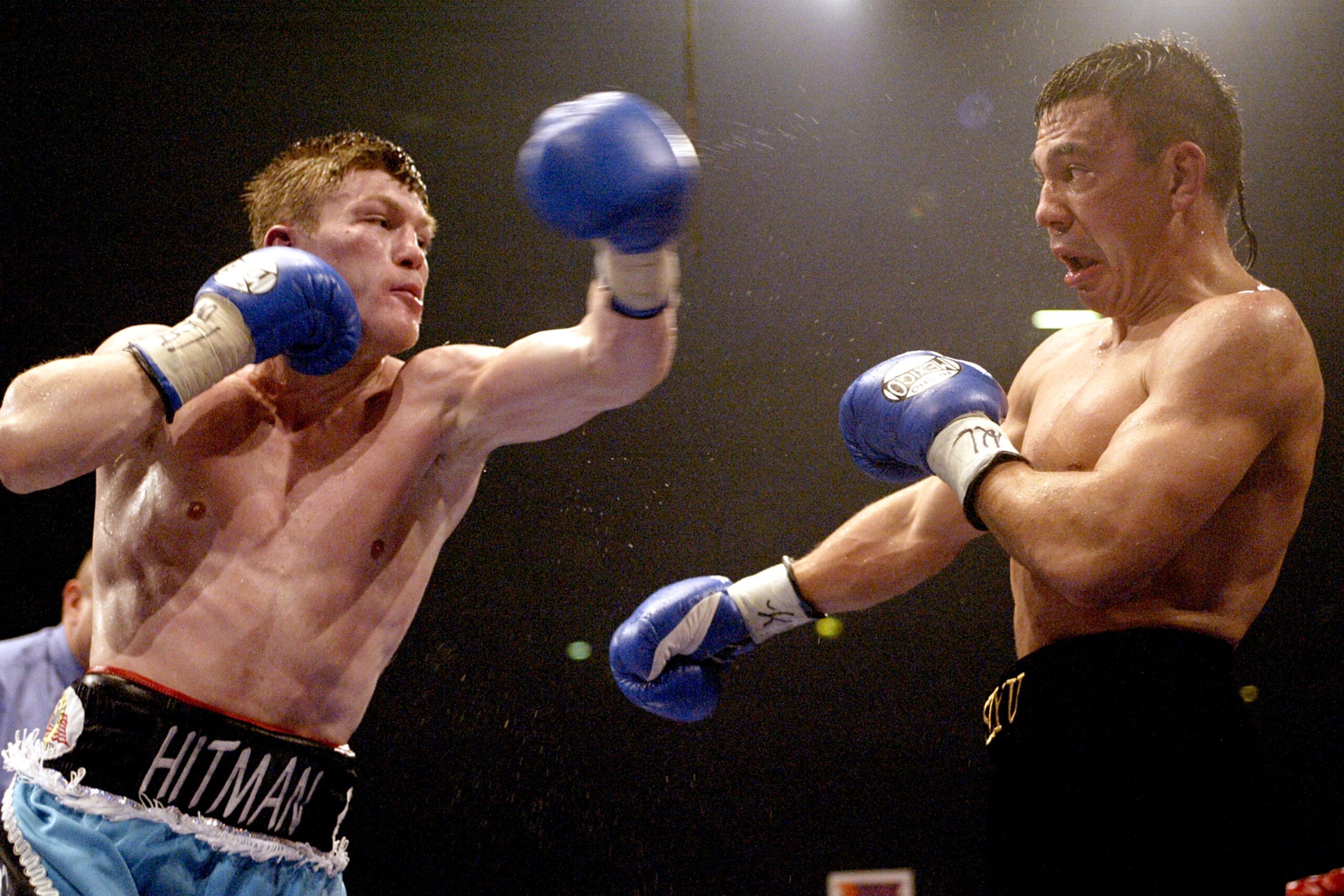 Ricky Hatton, left, was the leader of a vibrant Manchester boxing scene (Nick Potts/PA)