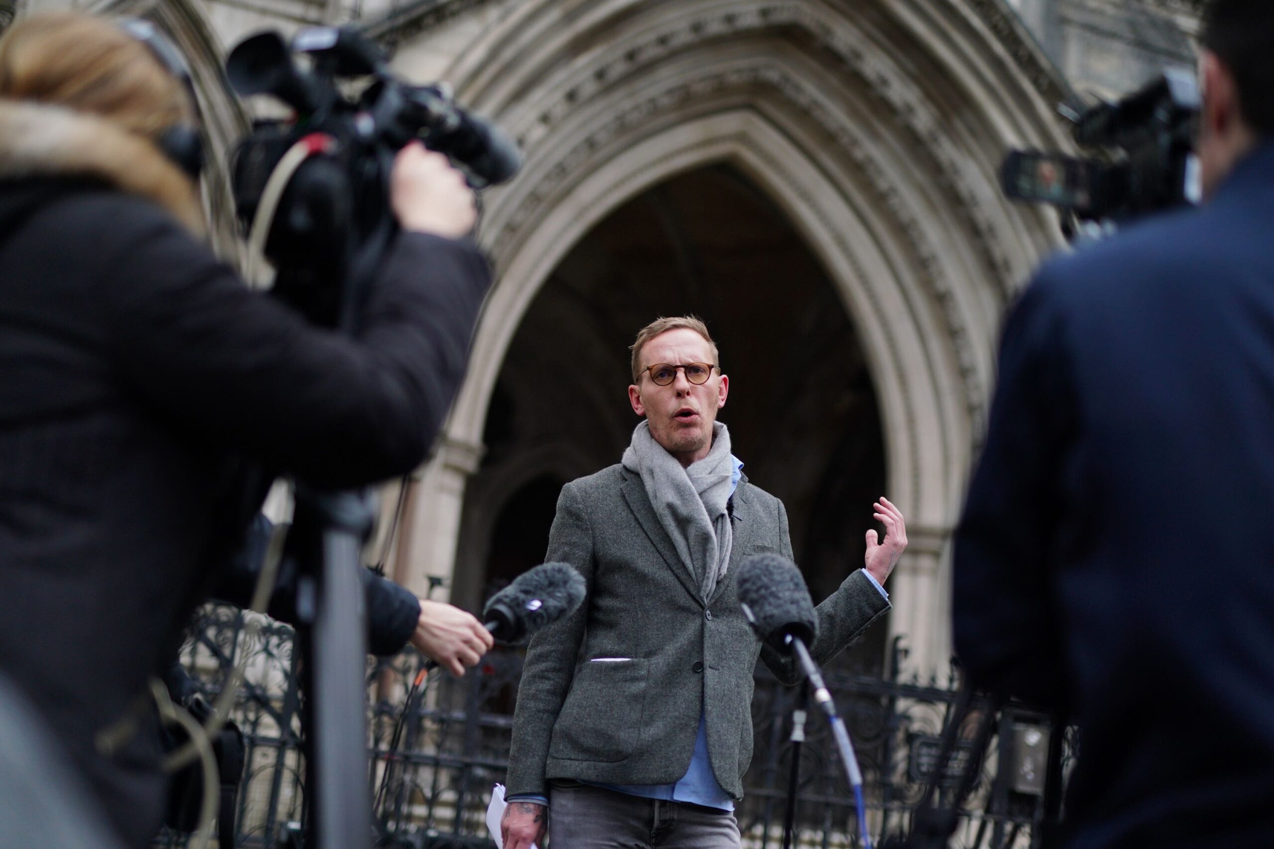 Laurence Fox had made the remarks in a dispute over Black History Month in October 2020 (PA)
