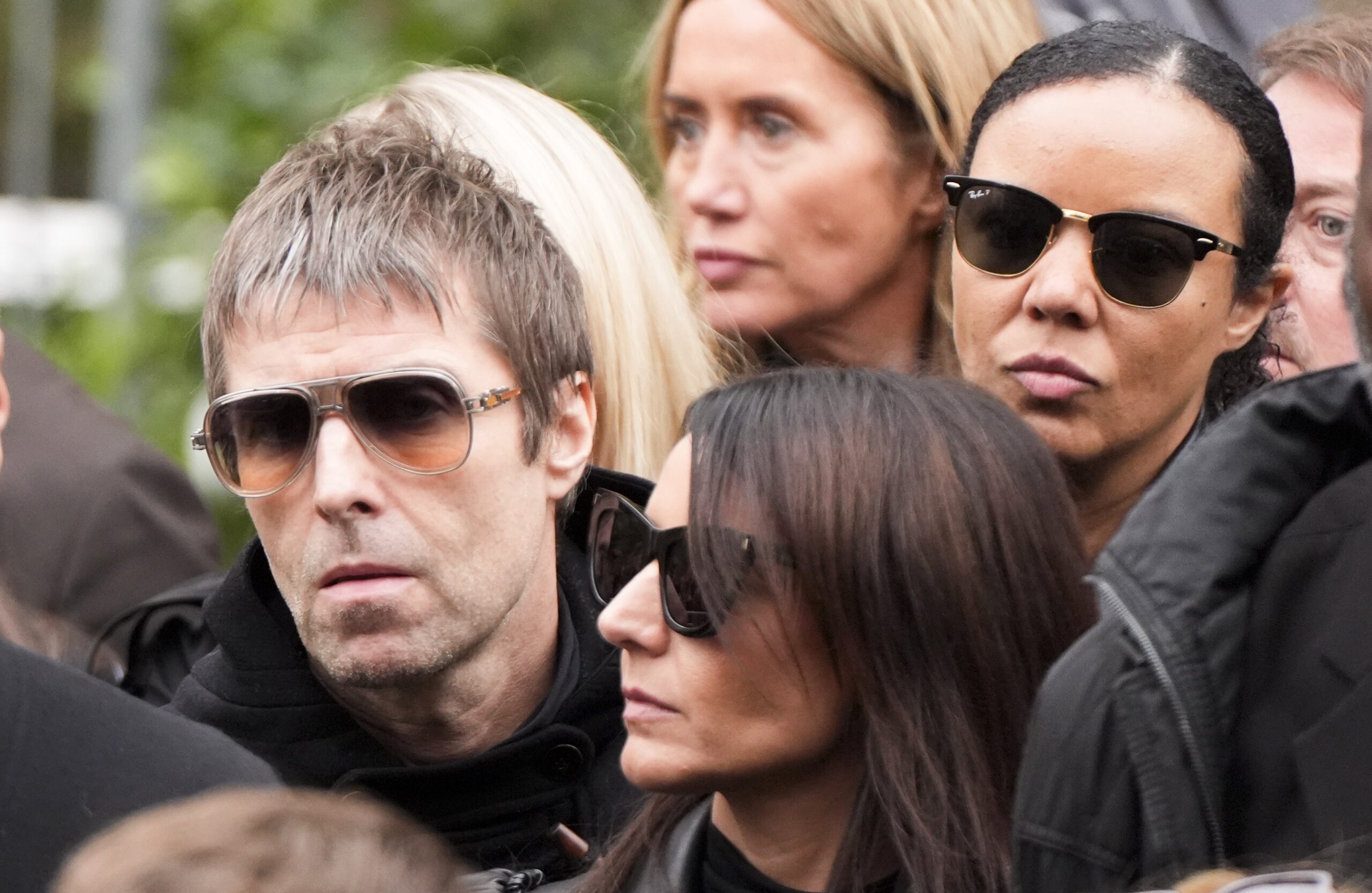 Mourners at his funeral included Oasis frontman Liam Gallagher (Danny Lawson/PA)