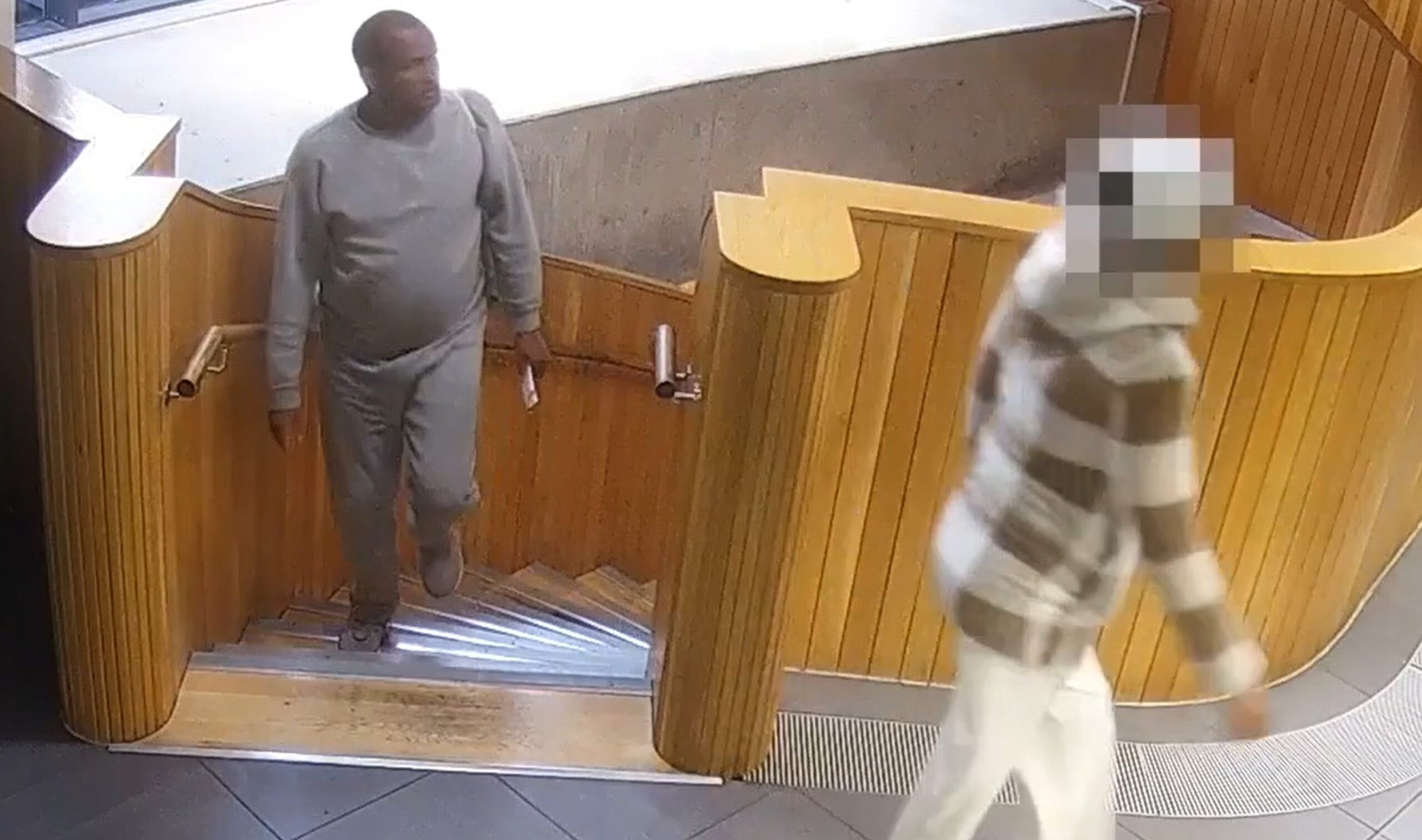 Hadush Kebatu (left) in Dalston after he was mistakenly released from prison