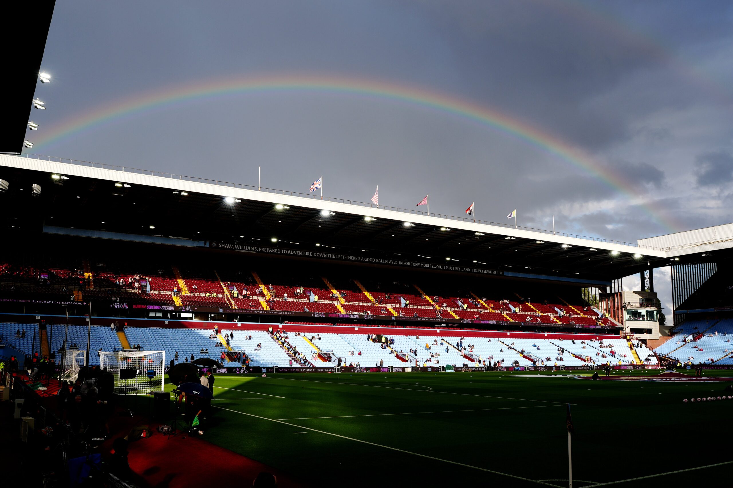 The game is due to be played at Villa Park in November