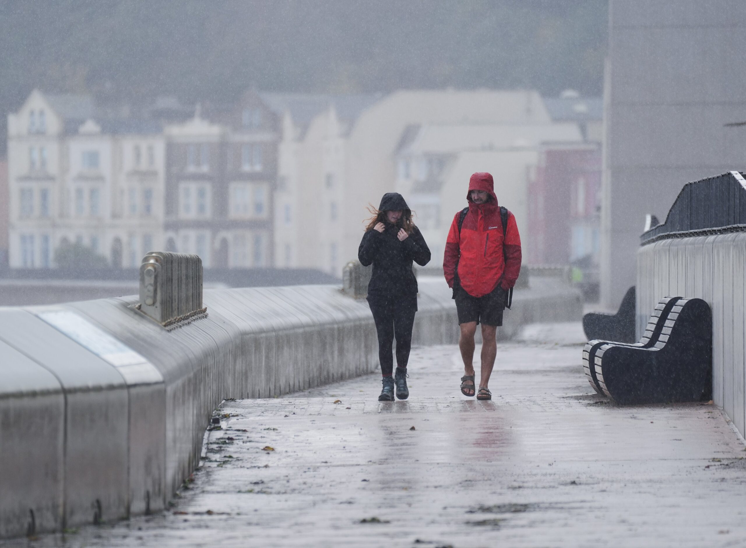The cold weather comes after the UK was battered by Storm Benjamin during the week