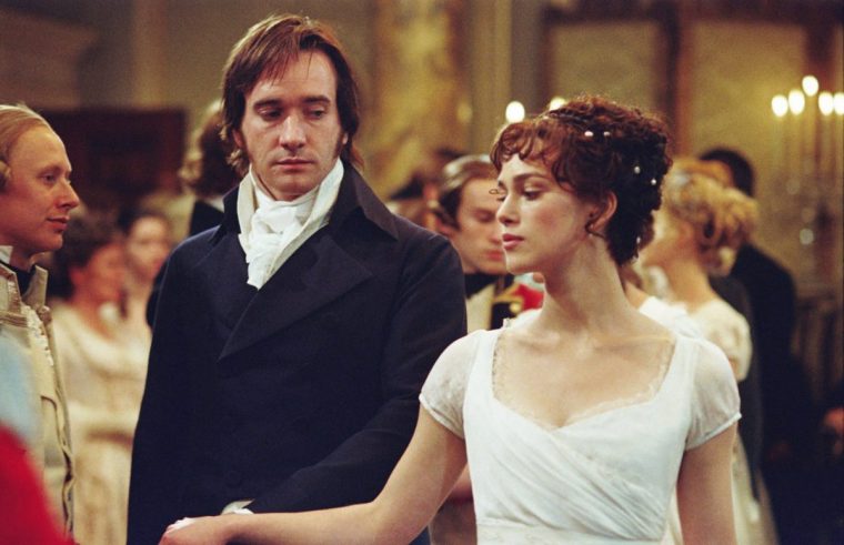 Film: Pride & Prejudice (2005) (L-R) Matthew Macfadyen and Keira Knightley