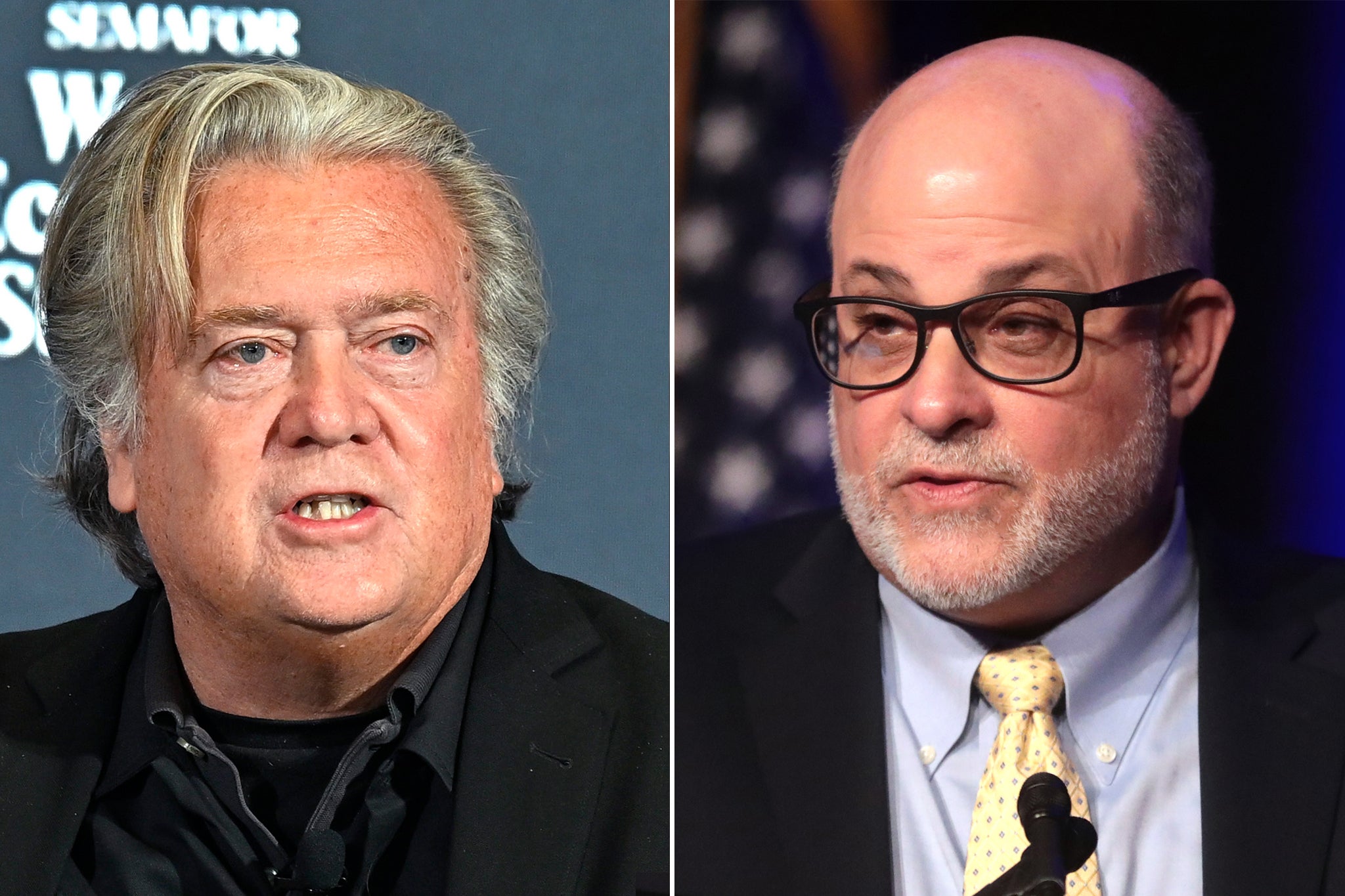 Mark Levin tells MAGA that 'Bannon's playing you' over his Trump third-term push.