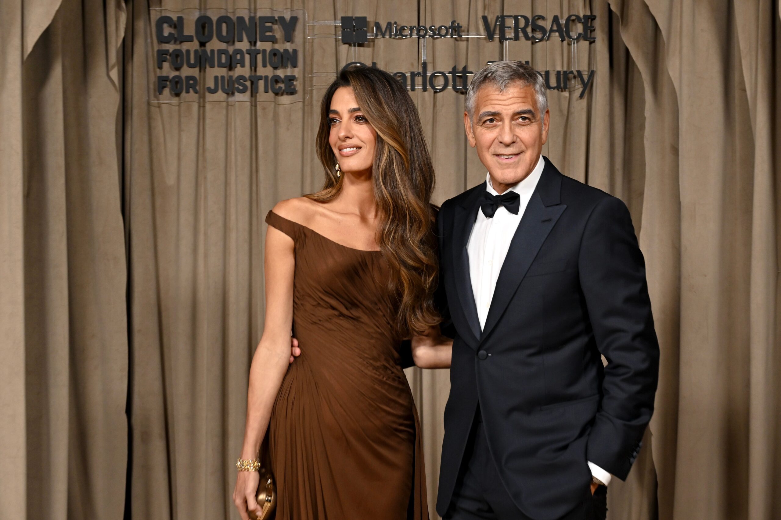 Human rights lawyer Amal Clooney and her husband George Clooney